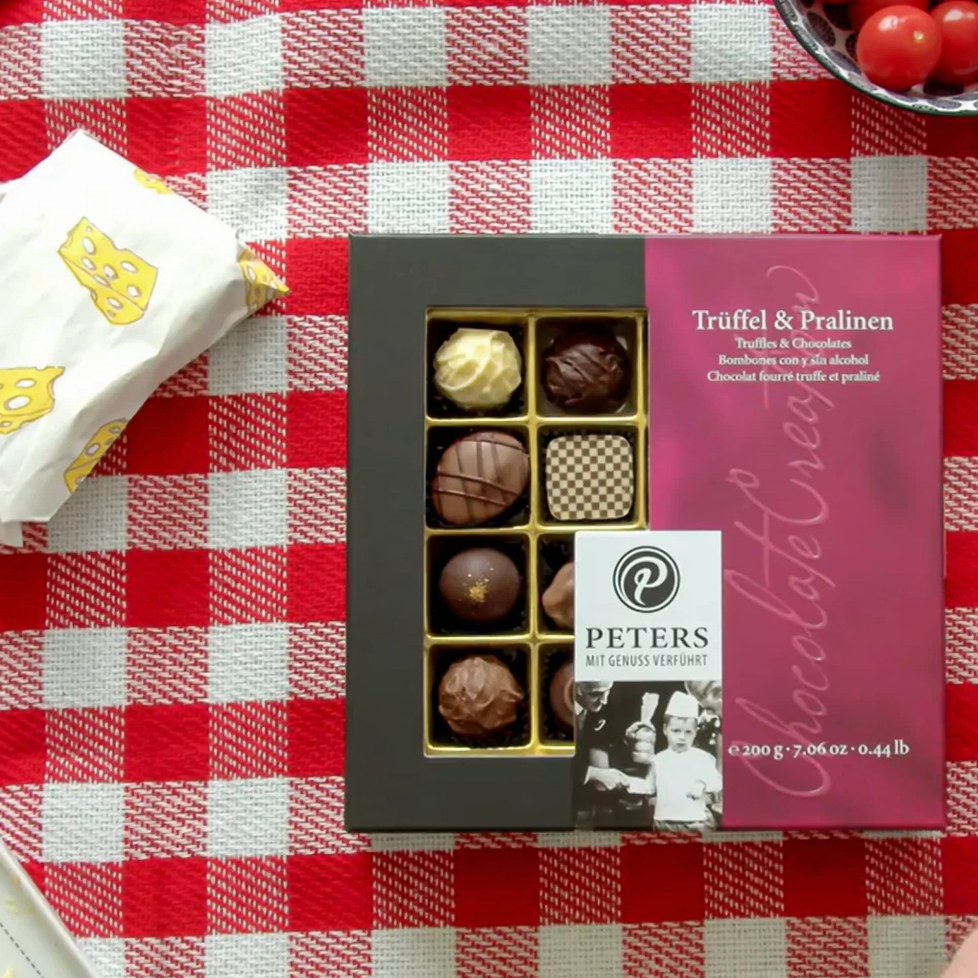 Peters Trüffel & Praliny 200 g pudełko na pralinki