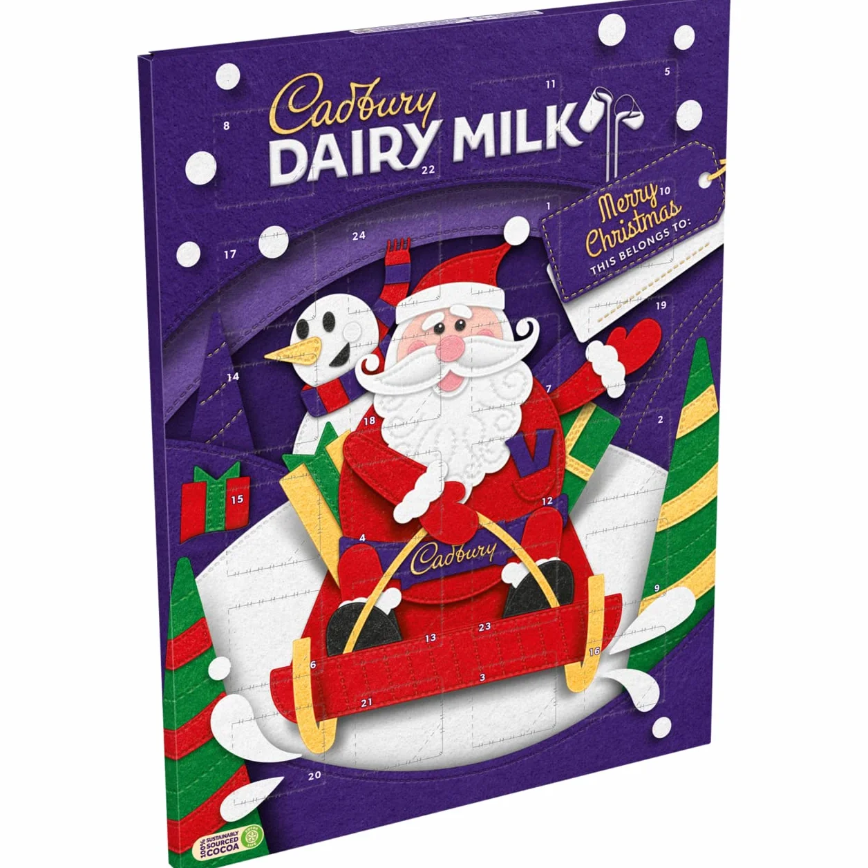 Kalendarz adwentowy Dairy Milk Cadbury