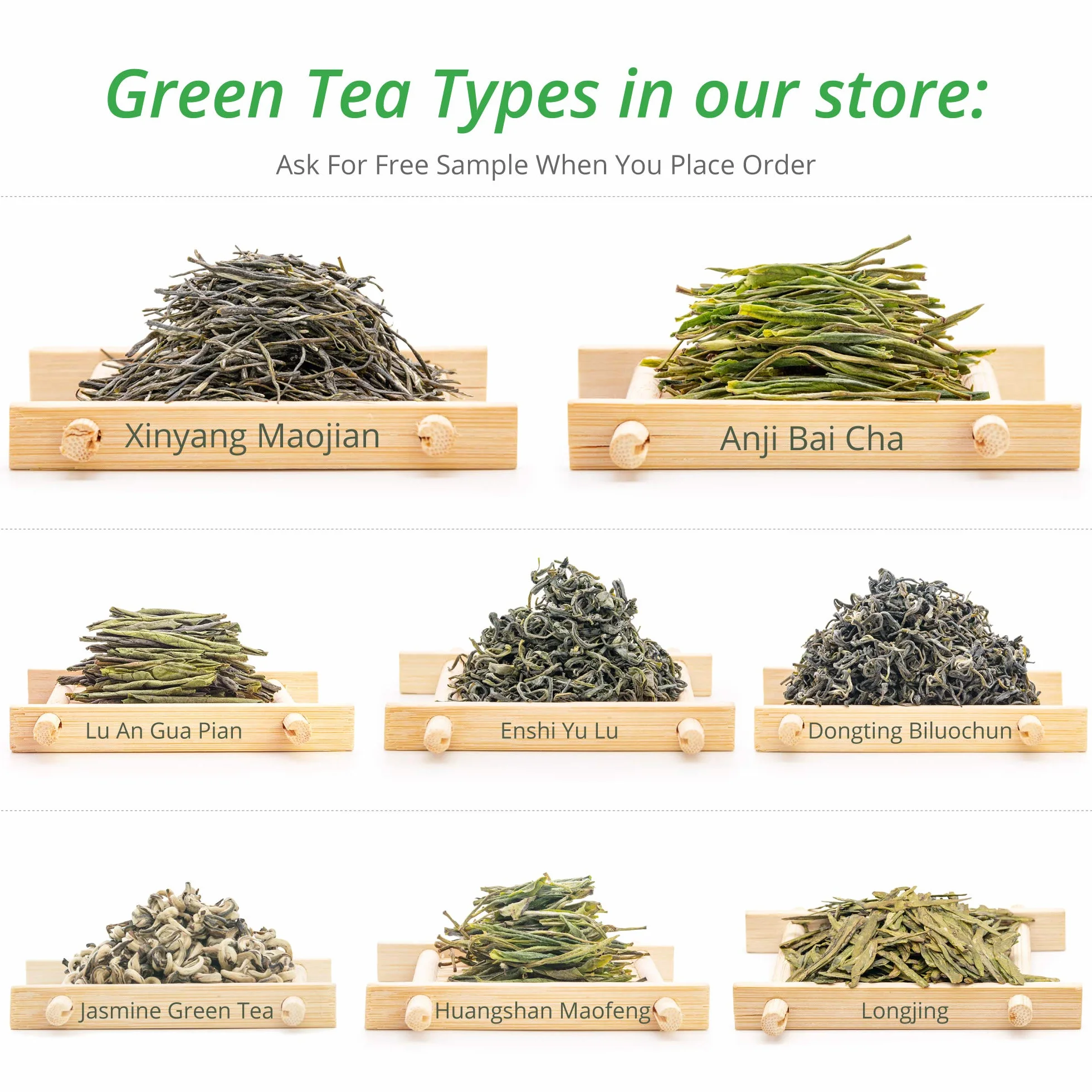 Oriarm Dragon Well Chiński Zielona Herbata 100g - Xihu Longjing Green Tea Loose Leaf Mingqian Special Grade
