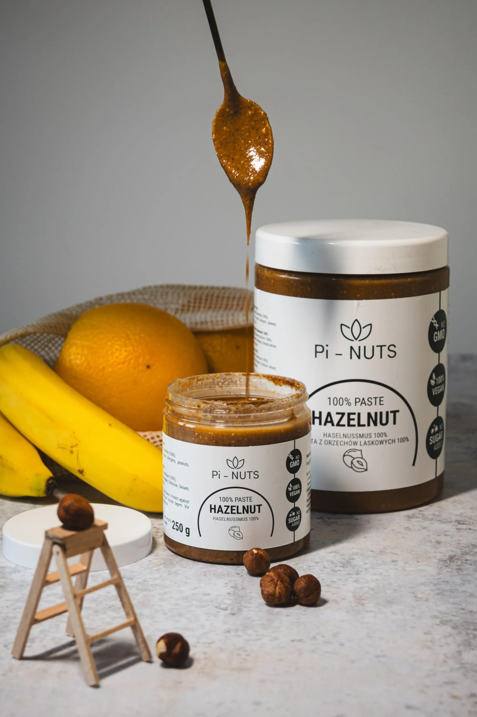 Pi-nuts Pasta z orzechów laskowych 100% 250g