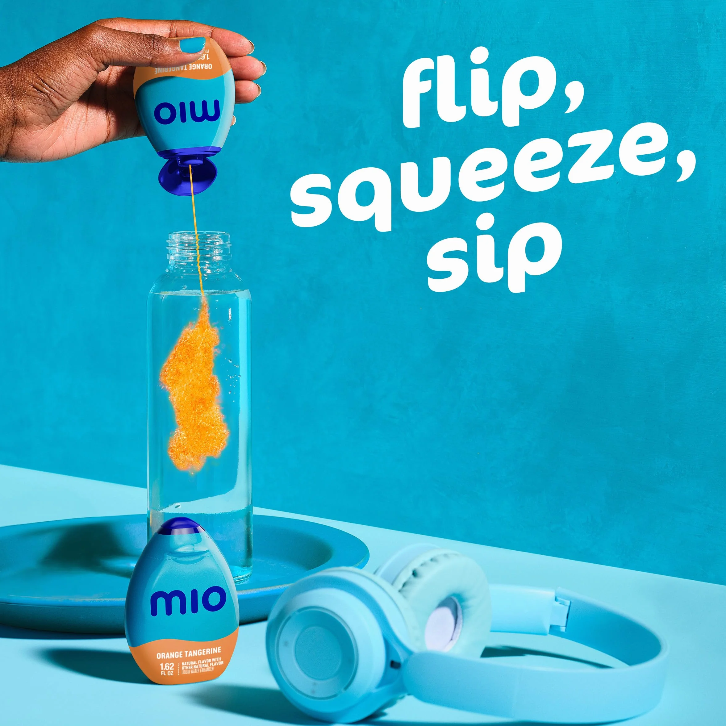 MiO Vitamins Orange Tangerine Liquid Water Enhancer Drink Mix 1.62 fl oz Bottle As seen on TikTok