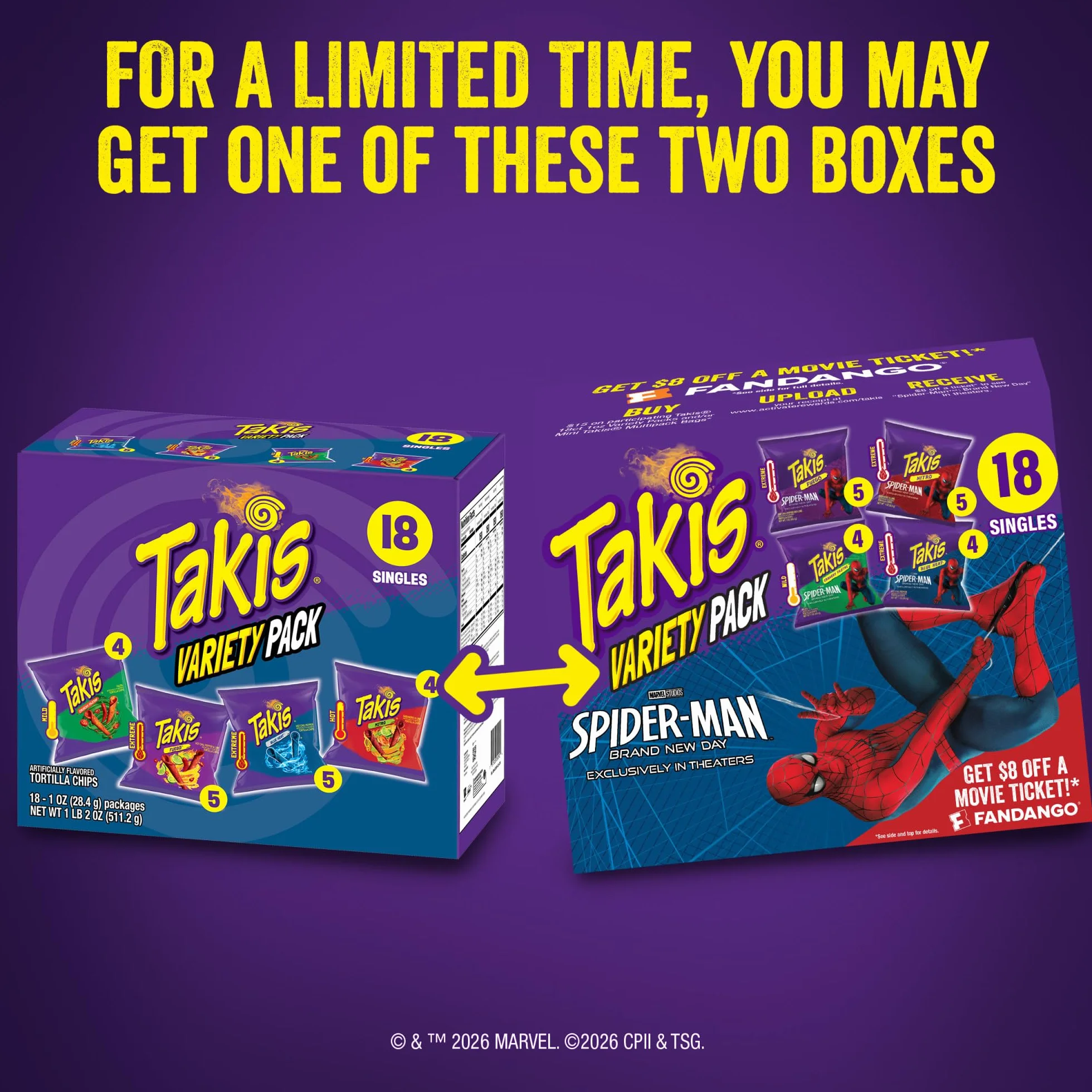 Takis 18 szt. 28 g opakowanie różnorodne chipsy tortilla mieszane smaki