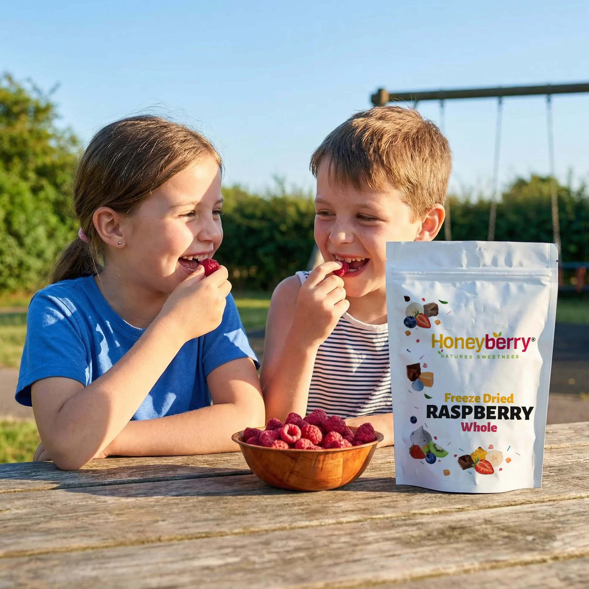 Maliny Liofilizowane Całe 50g – Naturalne Liofilizowane Owoce bez Cukru – Suszone Maliny do Wypieków, Musli, Jogurtów, Smoothie i Deserów – Naturalna Przekąska – Bez Konserwantów