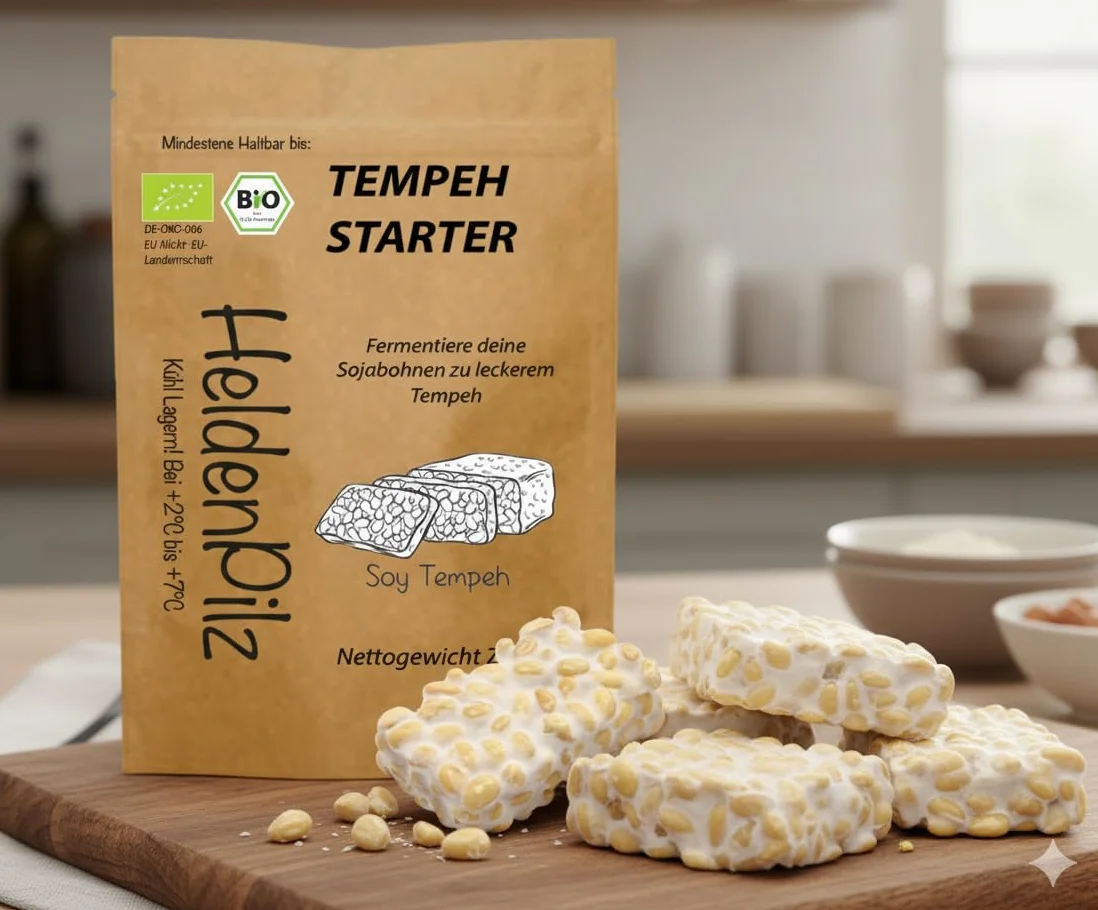 Kultura startera Tempeh Rhizopus Oligosporus 75g - do 75 kg domowego tempeh