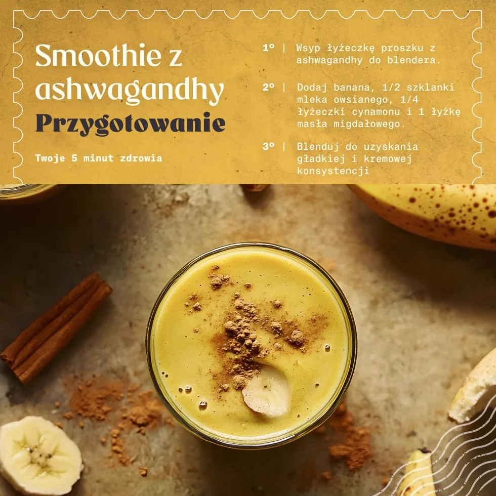 Organiczna Ashwagandha w proszku 200g. Naturalny i czysty, wyprodukowany w Indiach z organicznego korzenia Withania somnifera. NaturalBio