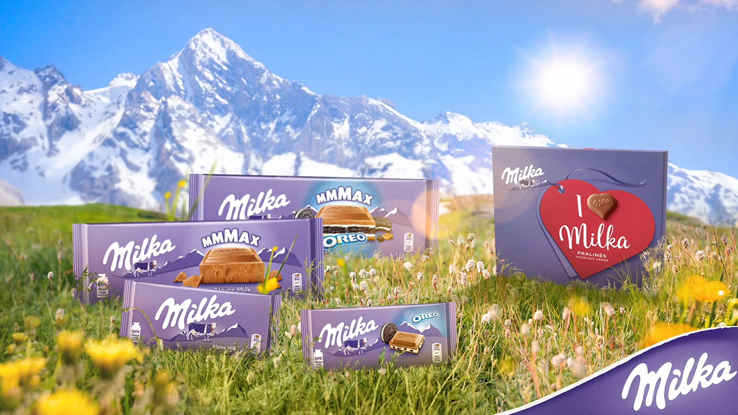Milka Singles Mix Mieszanka czekoladek mlecznych 138 g