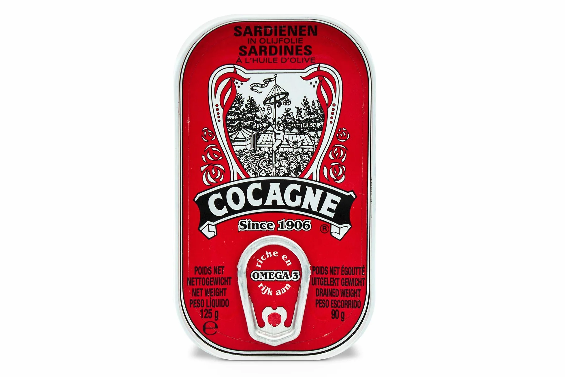 Zestaw portugalskich zasłon | 3 rodzaje | 6 puszek | 6 x 125 g | Cocagne | Berthe | Ramirez | Portugalia