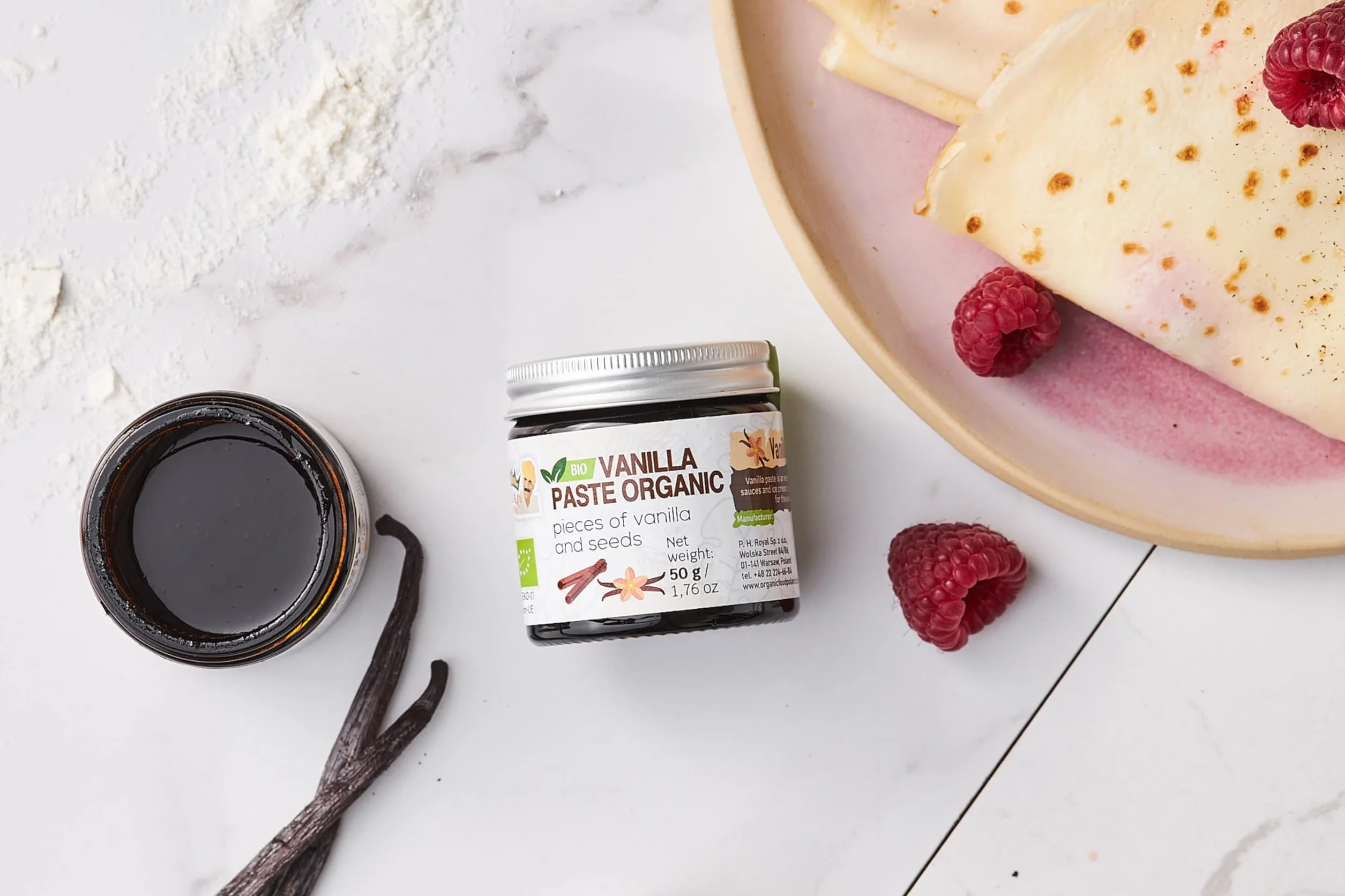 Pasta waniliowa 50g - naturalna pasta waniliowa z kawałkami laski wanilii do pieczenia i gotwania