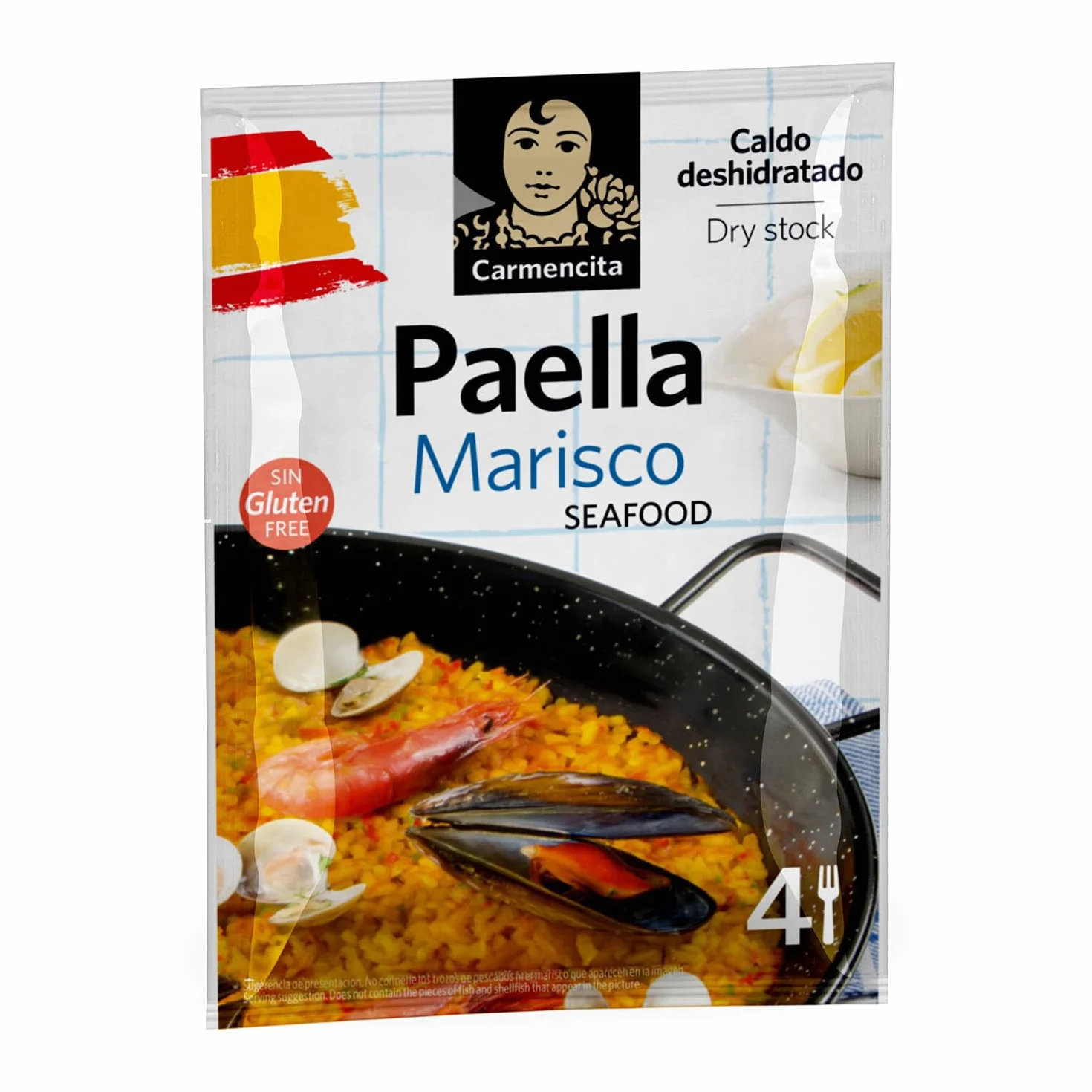 Carmencita Zestaw Paelli (opakowanie uzupełniające), oliwa z oliwek, ryż, mieszanka przypraw, 415 g