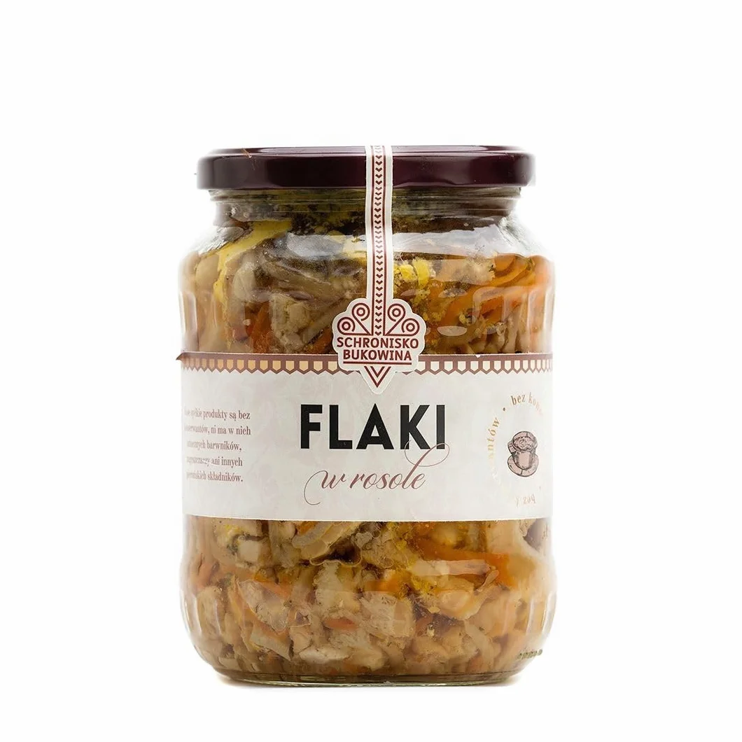 Flaki wołowe w rosole 700 ml Schronisko Bukowina
