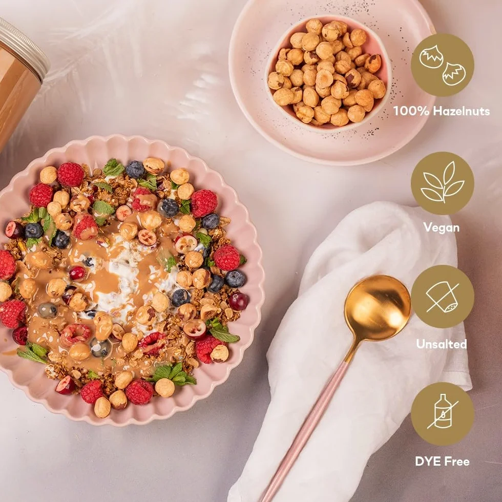 ORIGONUTS - Pasta z Orzechów Laskowych - 100% Orzechów Laskowych, bez soli, cukru i barwników - do ciast, ciasteczek, tortów, jako pasta do smarowania pieczywa, kremów, do pieczenia - 200g