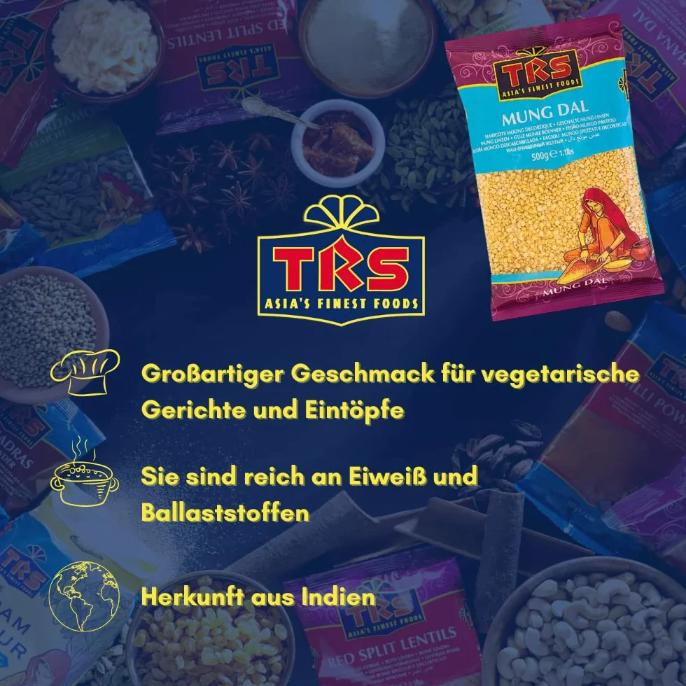 TRS - Mung Dal - opakowanie zbiorcze, 500 g
