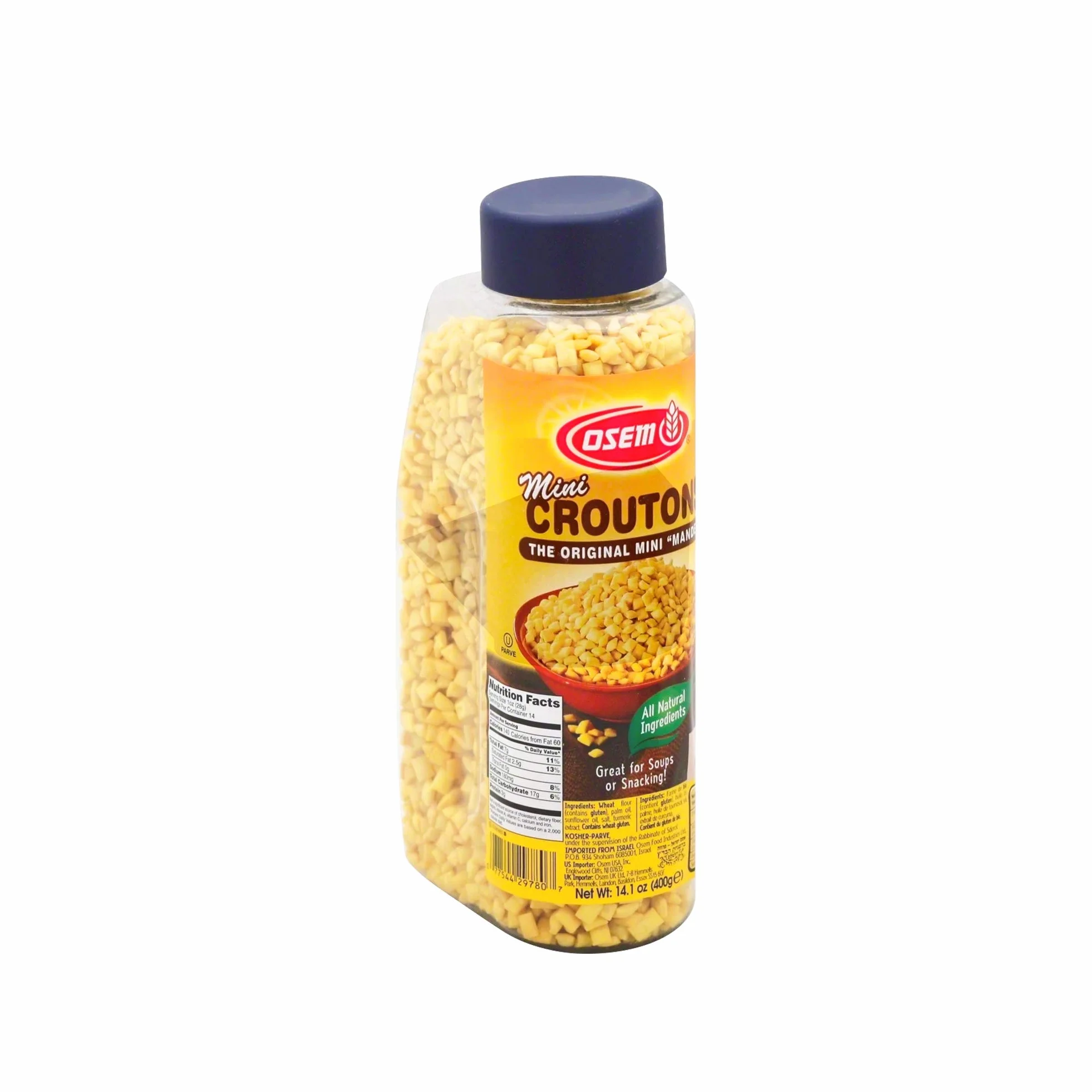 Osem Mini Croutons 400 g (6 sztuk) - Koszerne jedzenie do zupy i sałatki