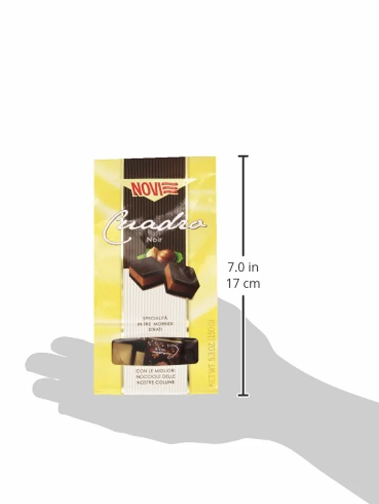 Praliny włoskie z kremem Cuadro Noir 150g - Novi