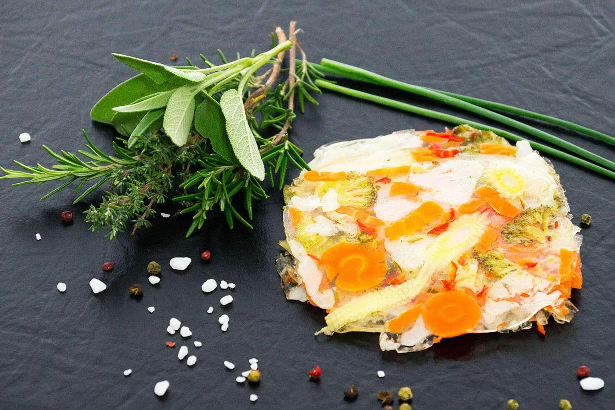 Żelatyna wołowa 220 Bloom, czysta galaretka w proszku, rozpuszczalny na zimno, 1000 g
