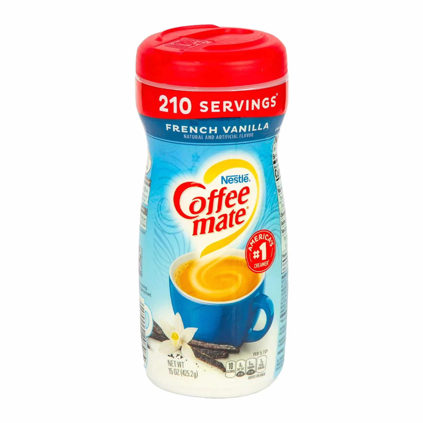 Coffee-Mate Francuski Krem Do Kawy Waniliowej W Proszku, 15 uncji, Opakowanie 3 szt.