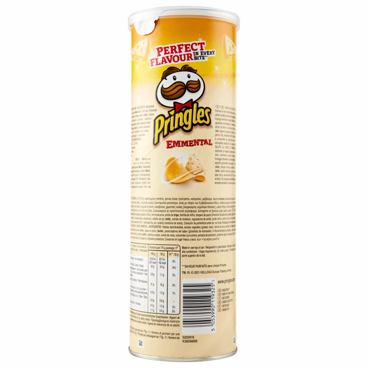 Pringles Emmental 175 g chipsy przekąski