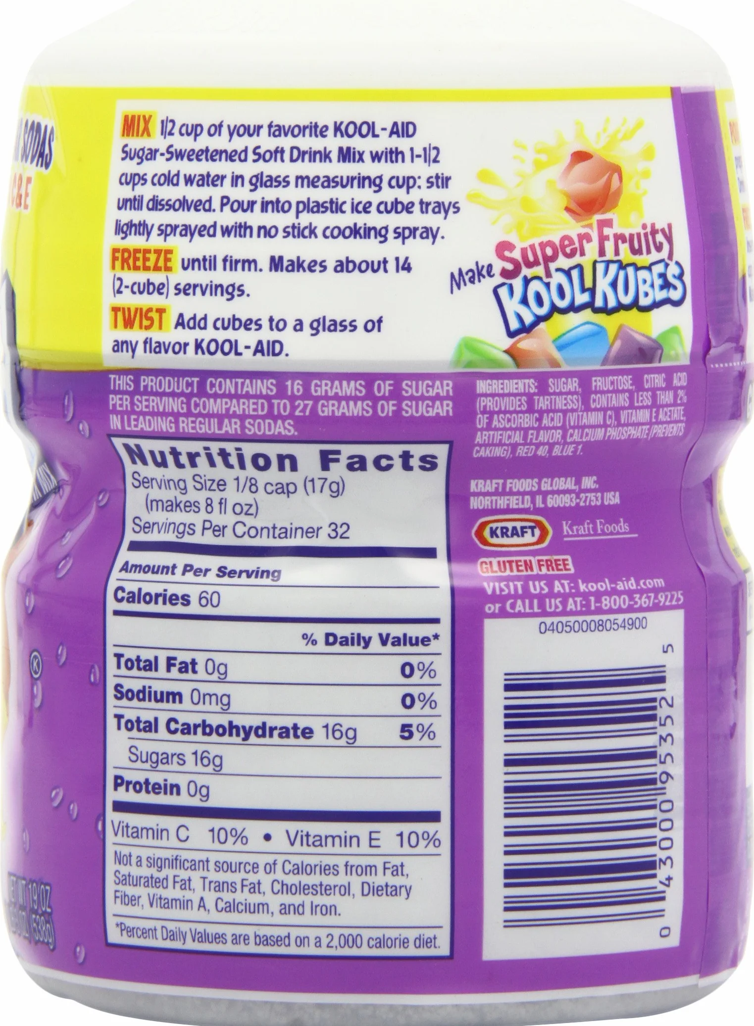 Kraft Kool-Aid Grape, 1 opakowanie 538 g