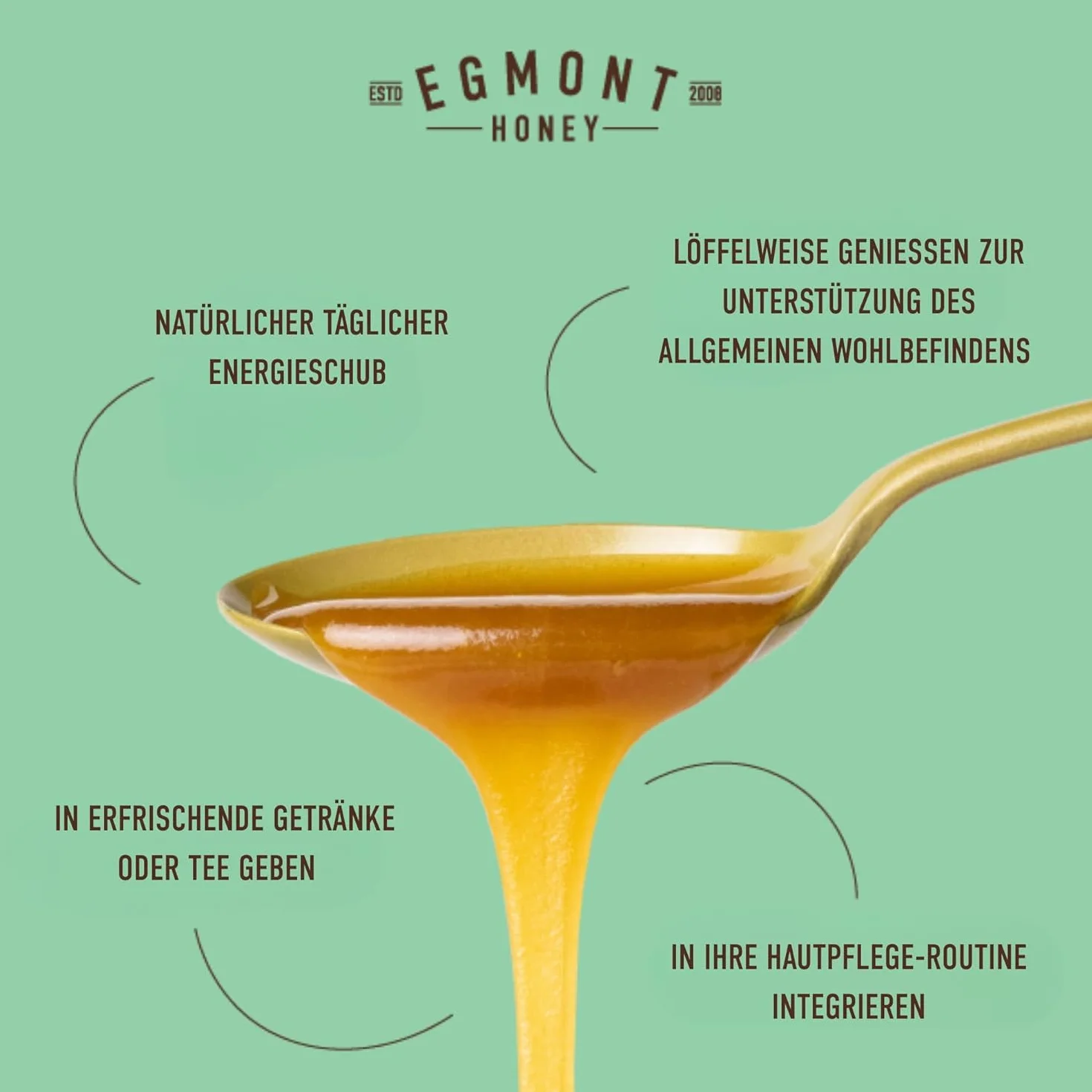 Egmont Honey Miód Manuka 280+ MGO 10+ UMF 500g certyfikowany naturalny Nowa Zelandia
