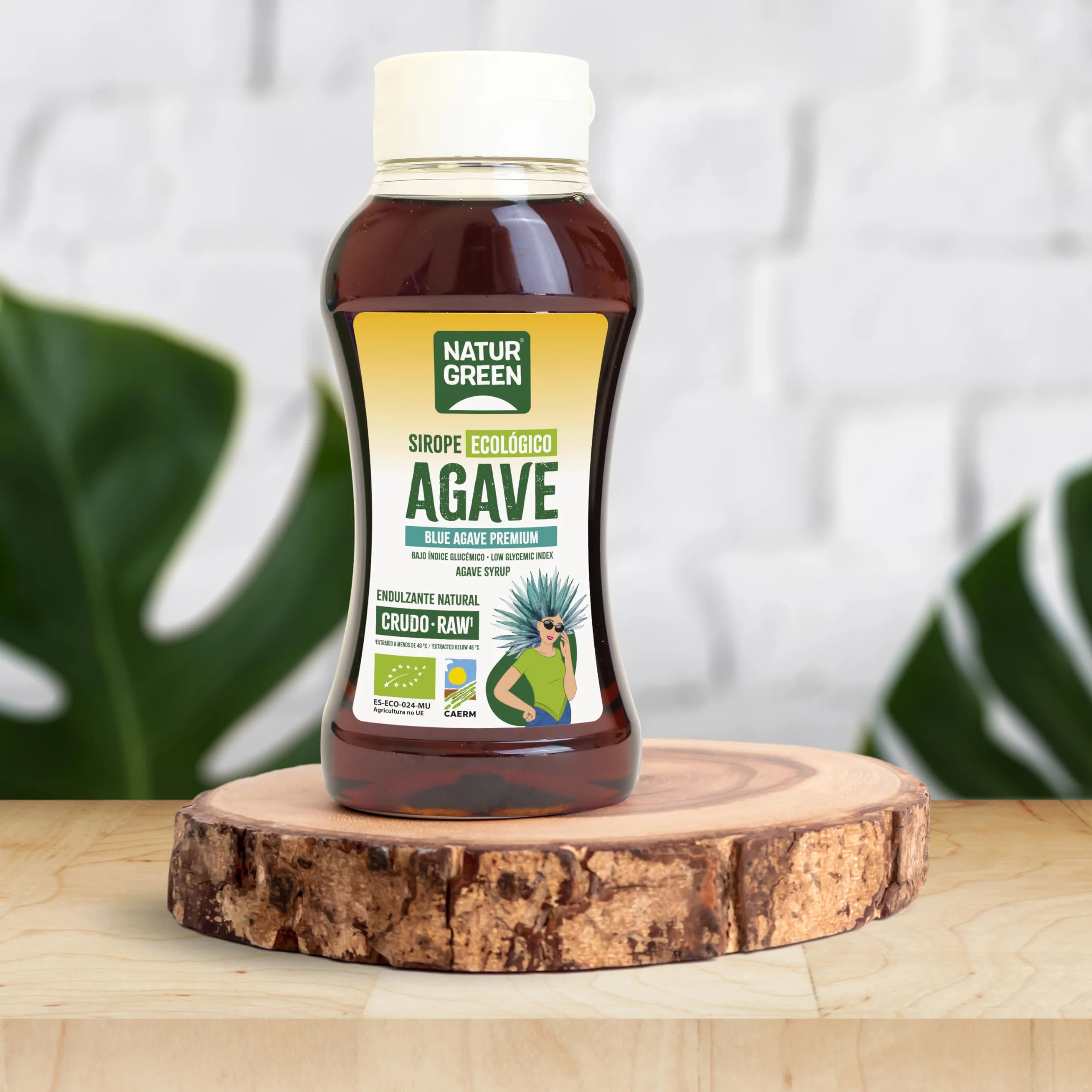 Nutricosmetics - Naturgreen Sirope De Agave Crudo 500ml
