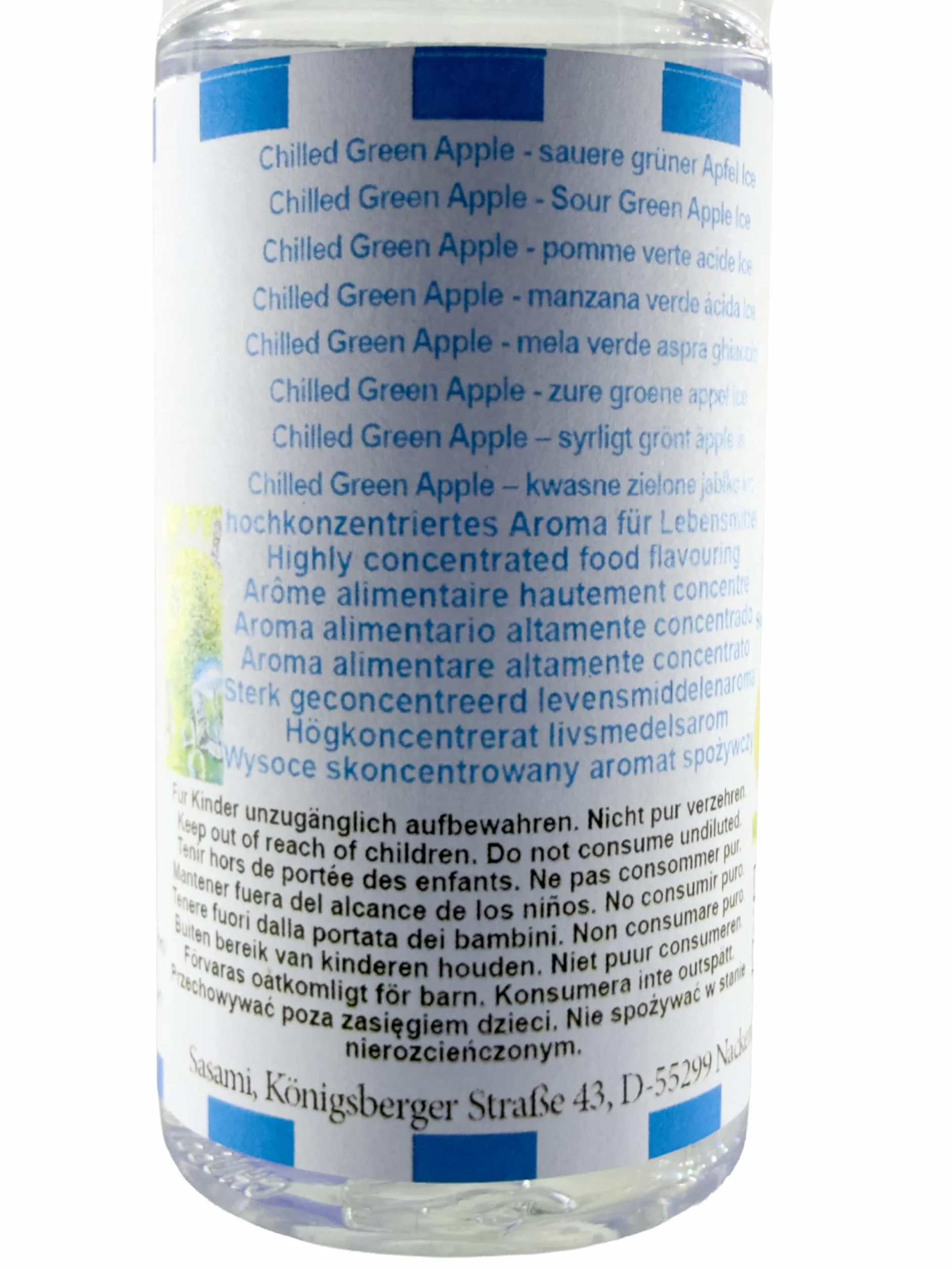 Chilled Green Apple – kwaśne zielone jabłko Ice aromat koncentrat – Wegański – Sasami – 10ml