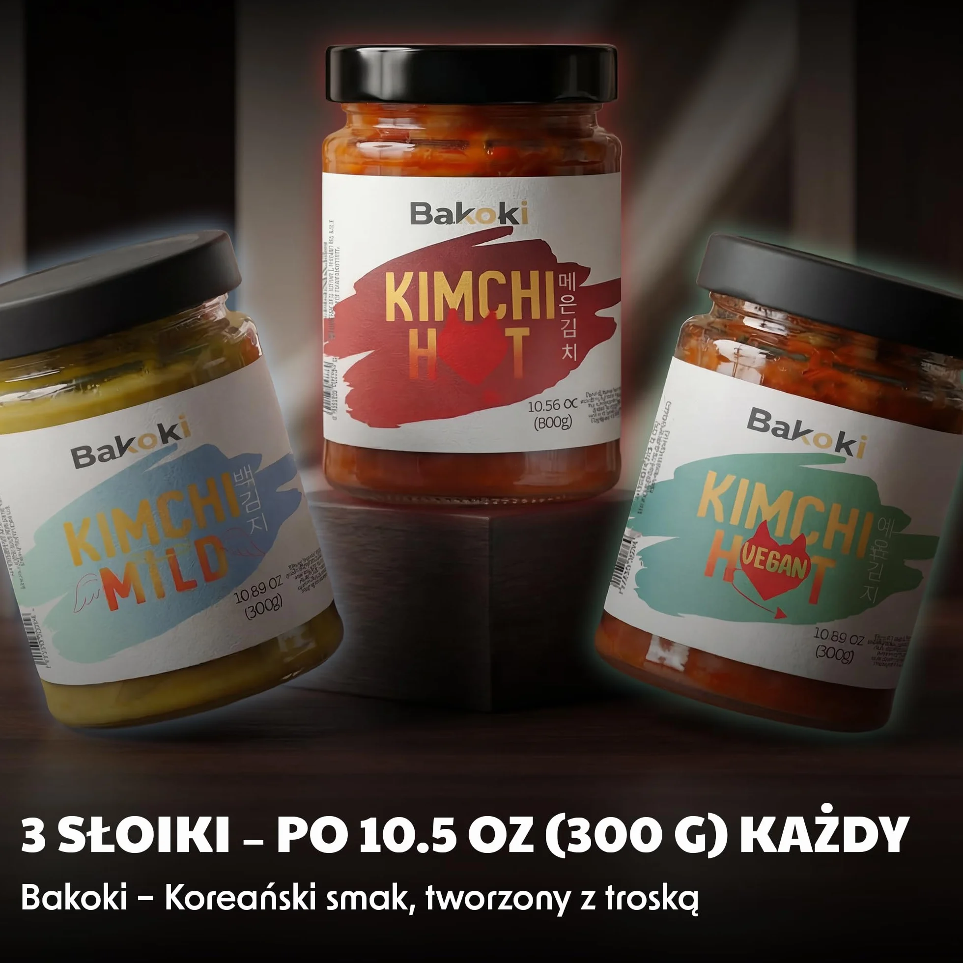 Bakoki KIMCHI Originales koreanisches Rezept - 3er Pack