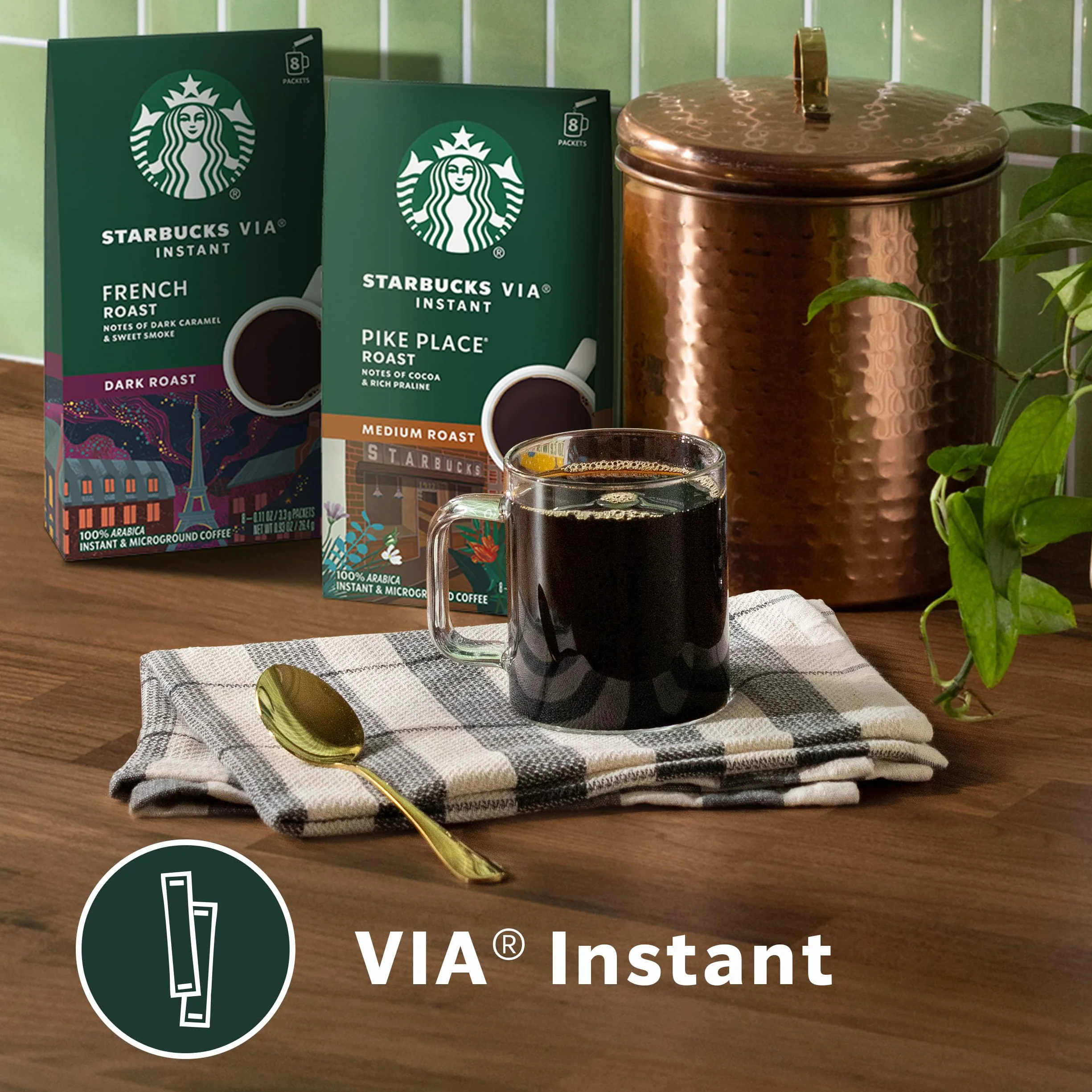 Starbucks VIA Ready Brew Italian Roast 8 porcji rozpuszczalnej kawy - kawa instant