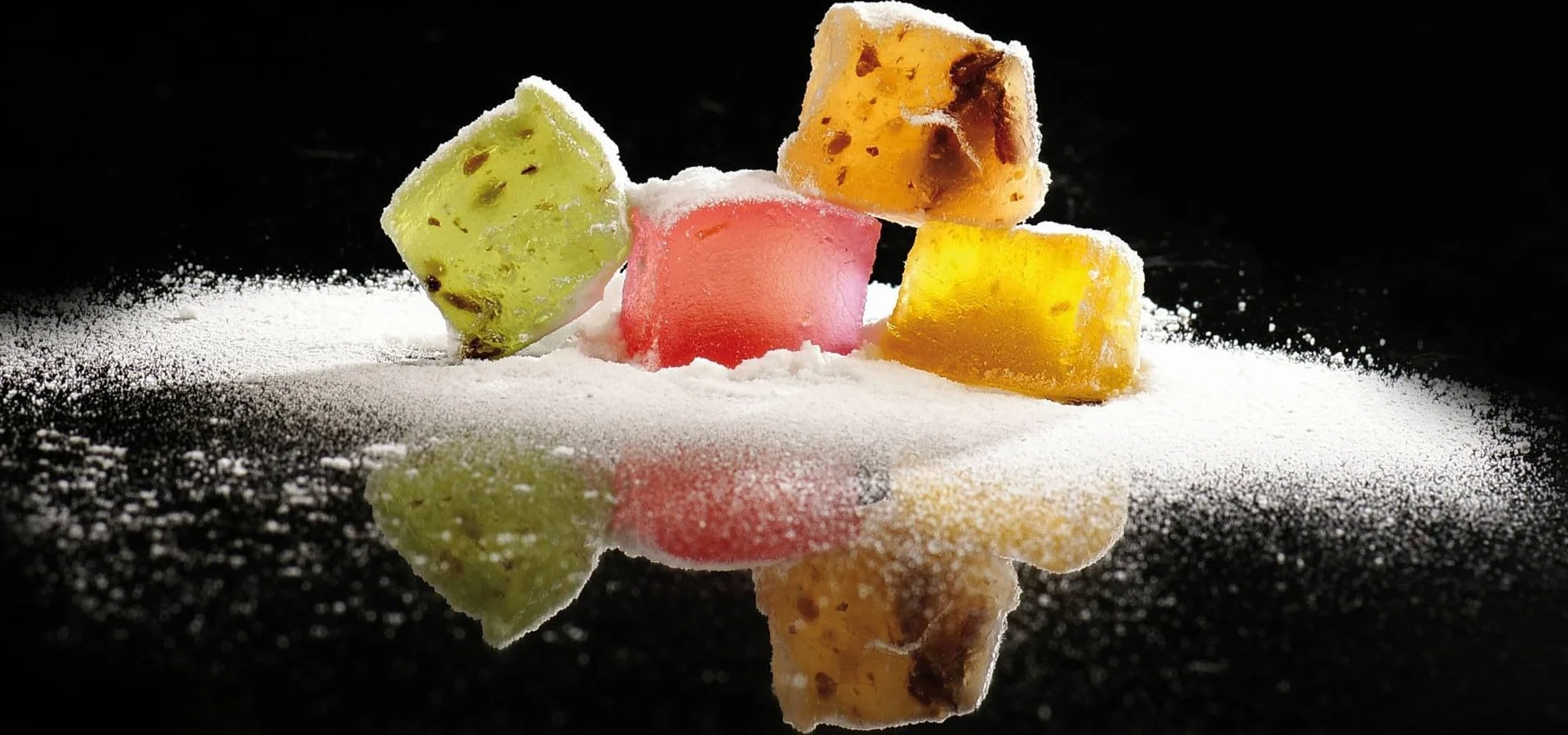 Loukoumi greckie galaretki pomarańczowe z bergamotką 200 g | KANDYLAS słodycze, tradycyjny deser do kawy, bez konserwantów, bałkańskie