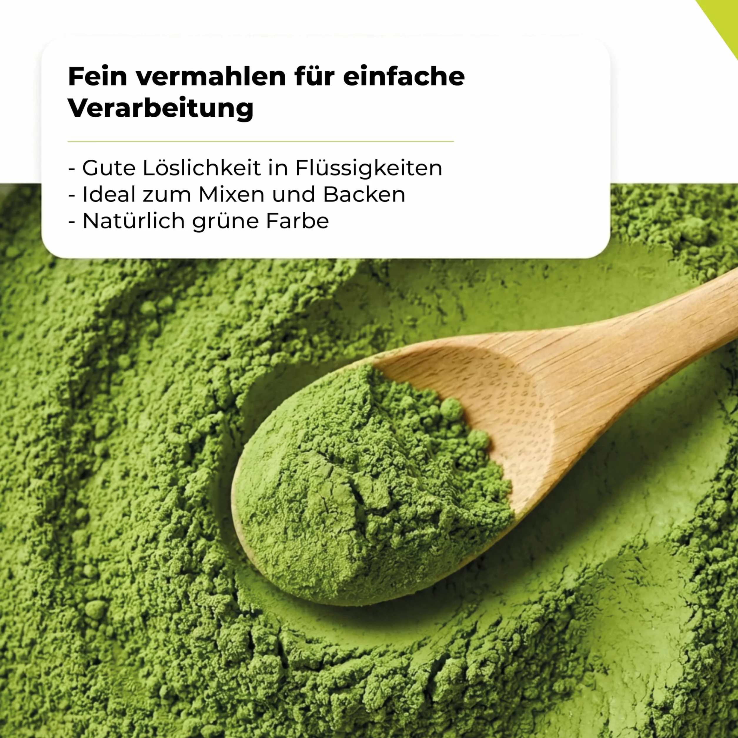Mandoi Bio Matcha herbata w proszku, 100 g, Bio matcha w proszku, idealny do koktajli, shake'ów lub pieczenia, Green Tea Powder.