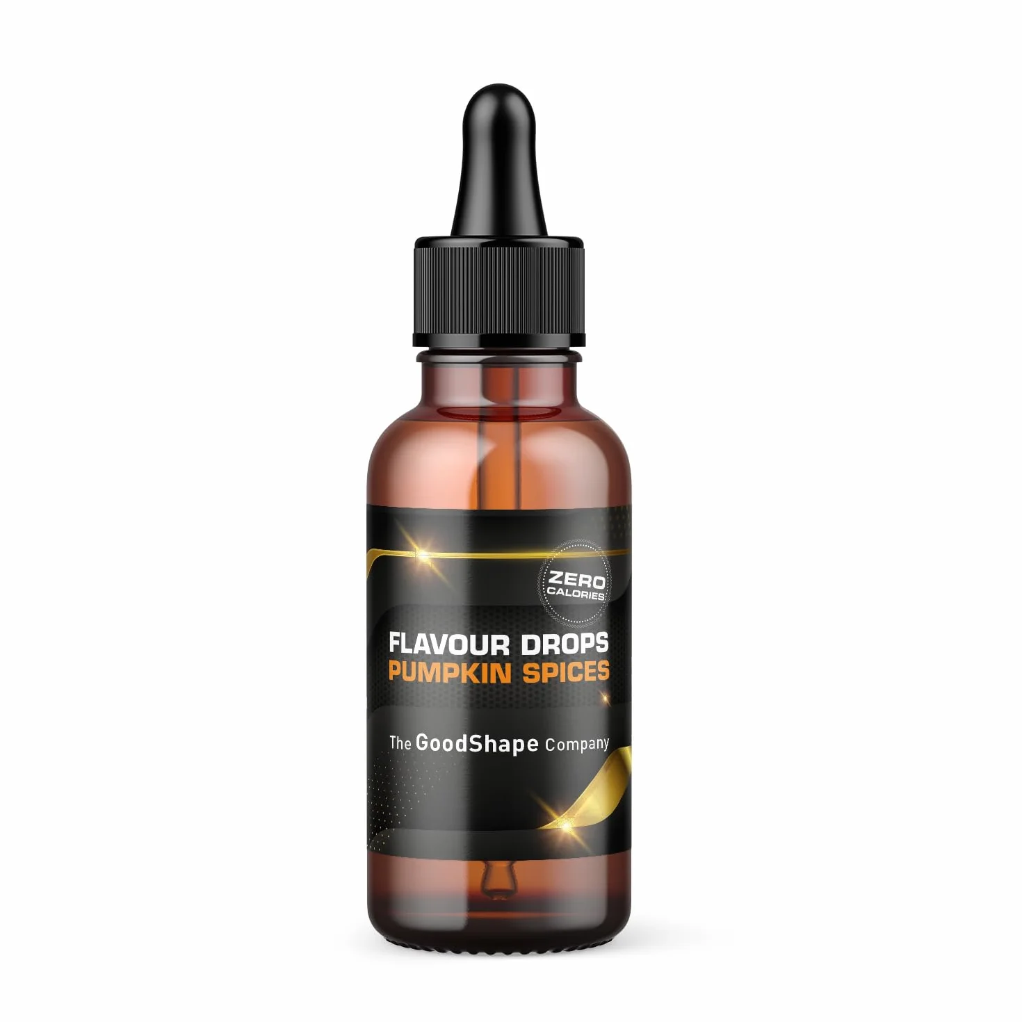 Flavour Drops bez cukru 50 ml – Pumpkin Spice | Krople smakowe bez kalorii, do słodzenia za pomocą pipety, wegańskie, do jogurtu naturalnego, owsianki lub twarogu