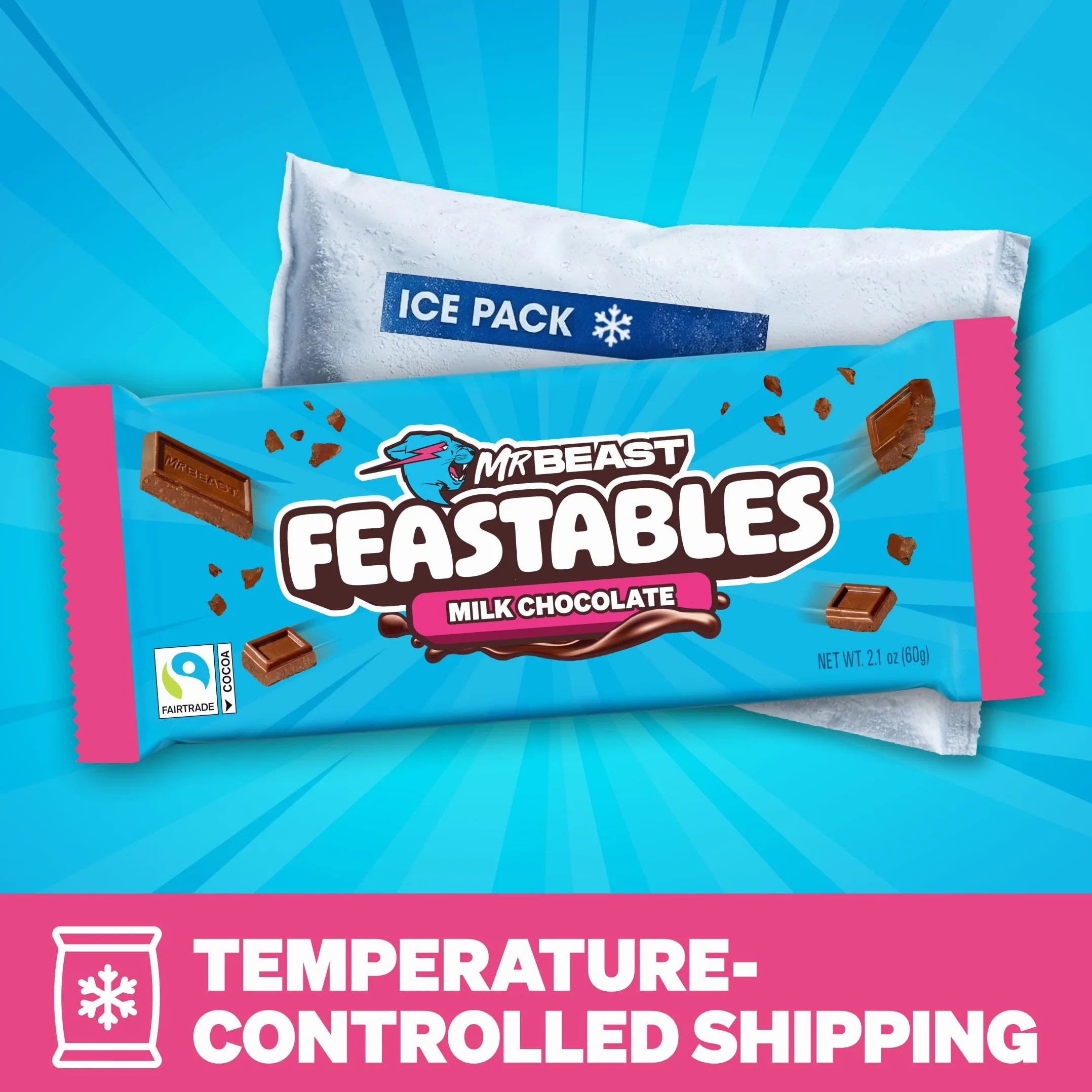 Feastables MrBeast tabliczka czekolady mleczna