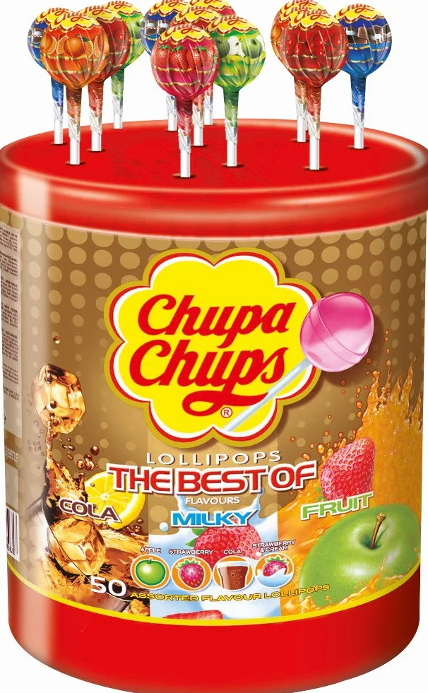 Chupa Chups Owocowe lizaki 50 szt