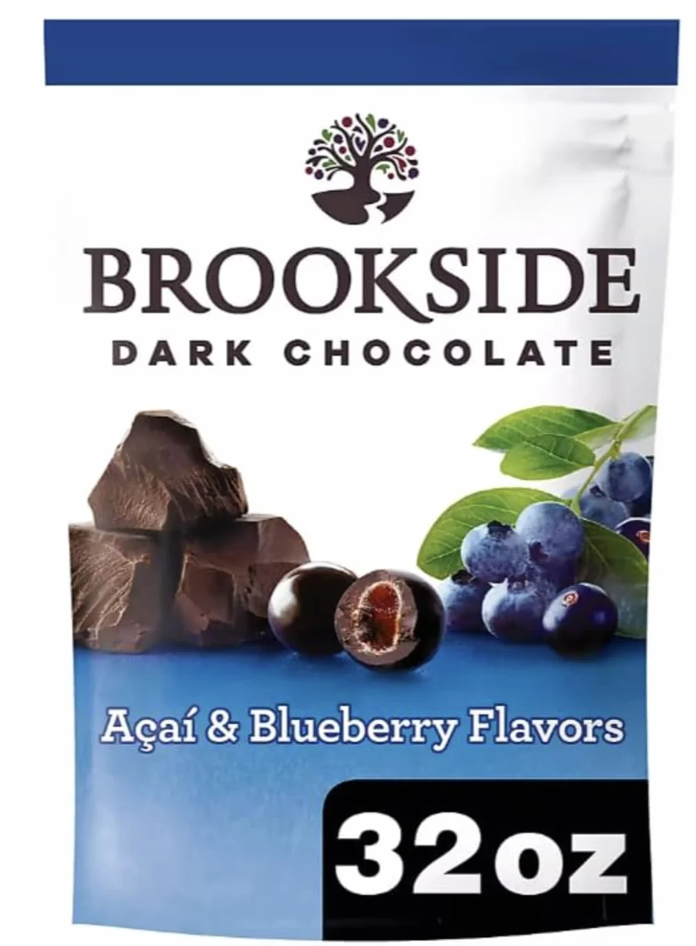 Brookside Ciemna czekolada z Acai i jagodami 0,9 kg