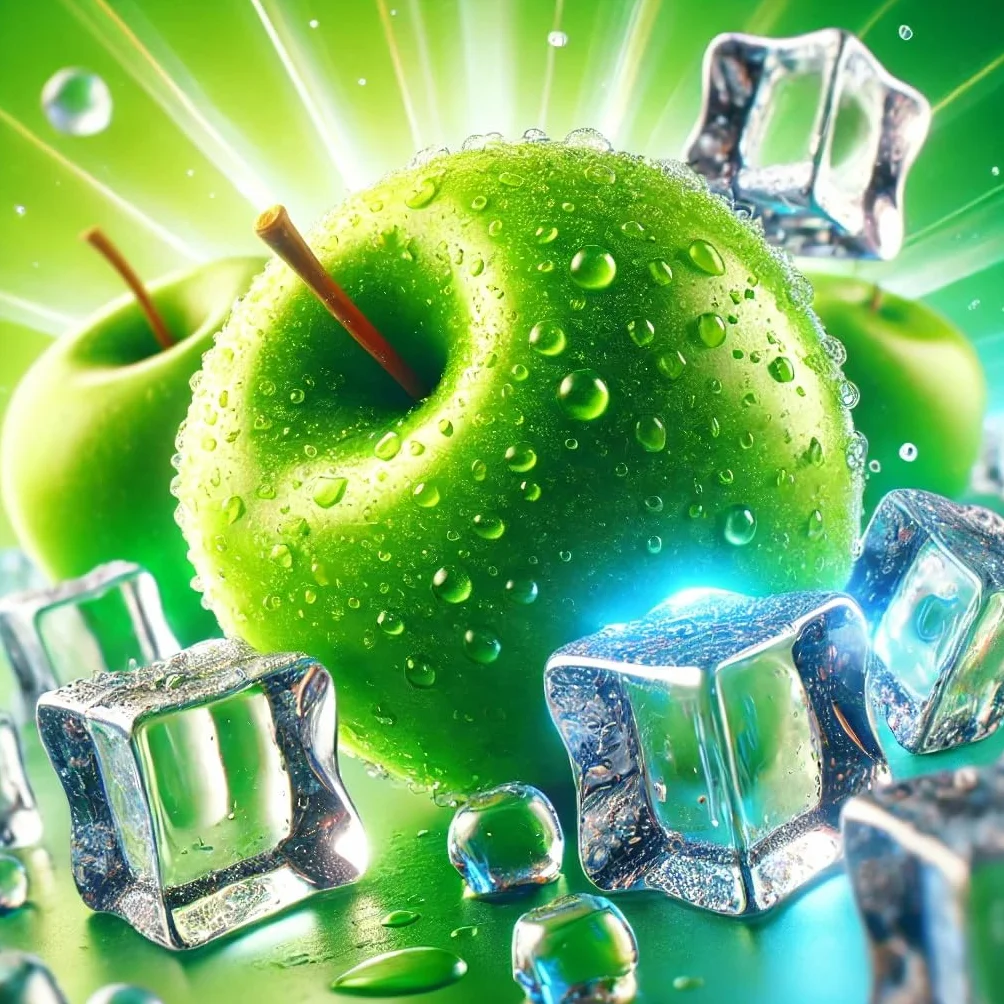 Chilled Green Apple – kwaśne zielone jabłko Ice aromat koncentrat – Wegański – Sasami – 10ml
