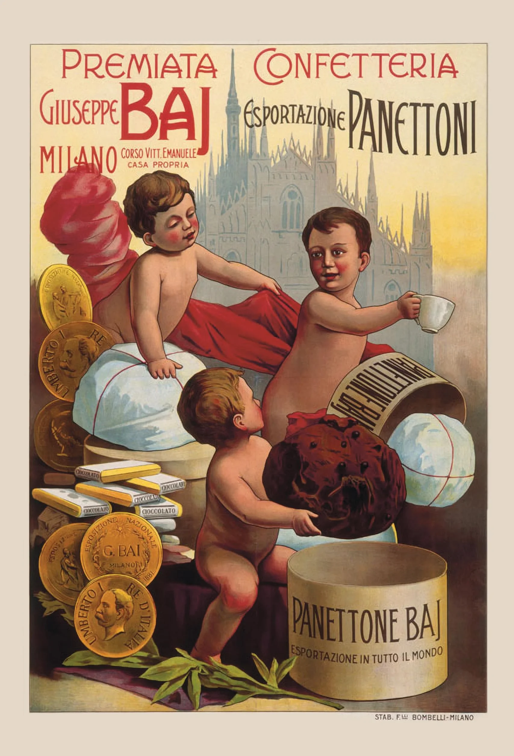 Antique Panettone Mediolan 1 kg Tradycyjny przepis z książeczką historyczną