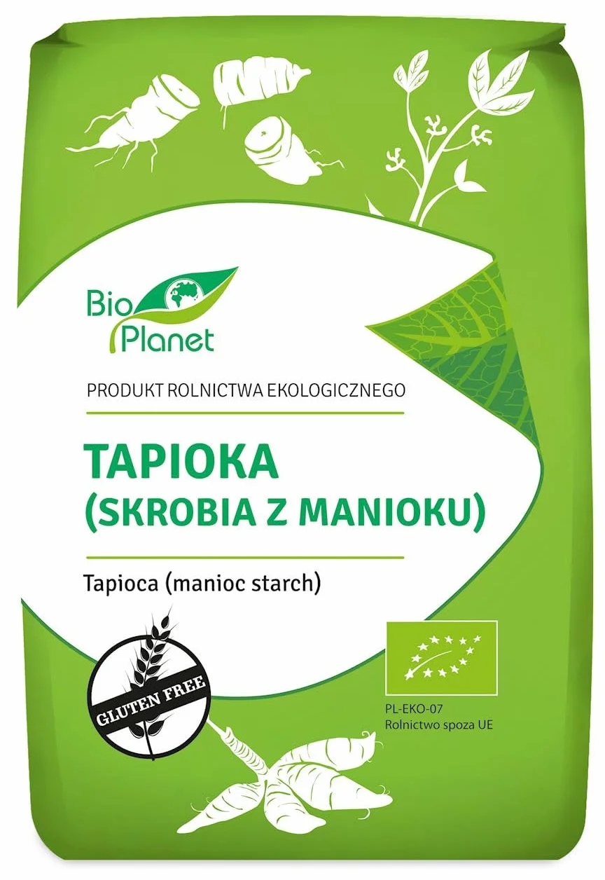 TAPIOKA (SKROBIA Z MANIOKU) BEZGLUTENOWA BIO 800 g - BIO PLANET