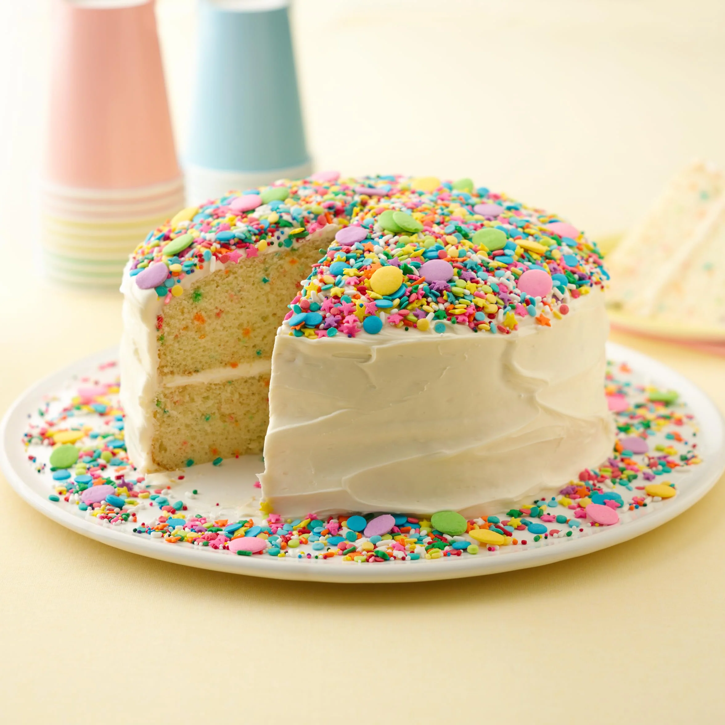 Betty Crocker Delights Super Moist Party Rainbow Chip Cake Mix, 13.25 oz.