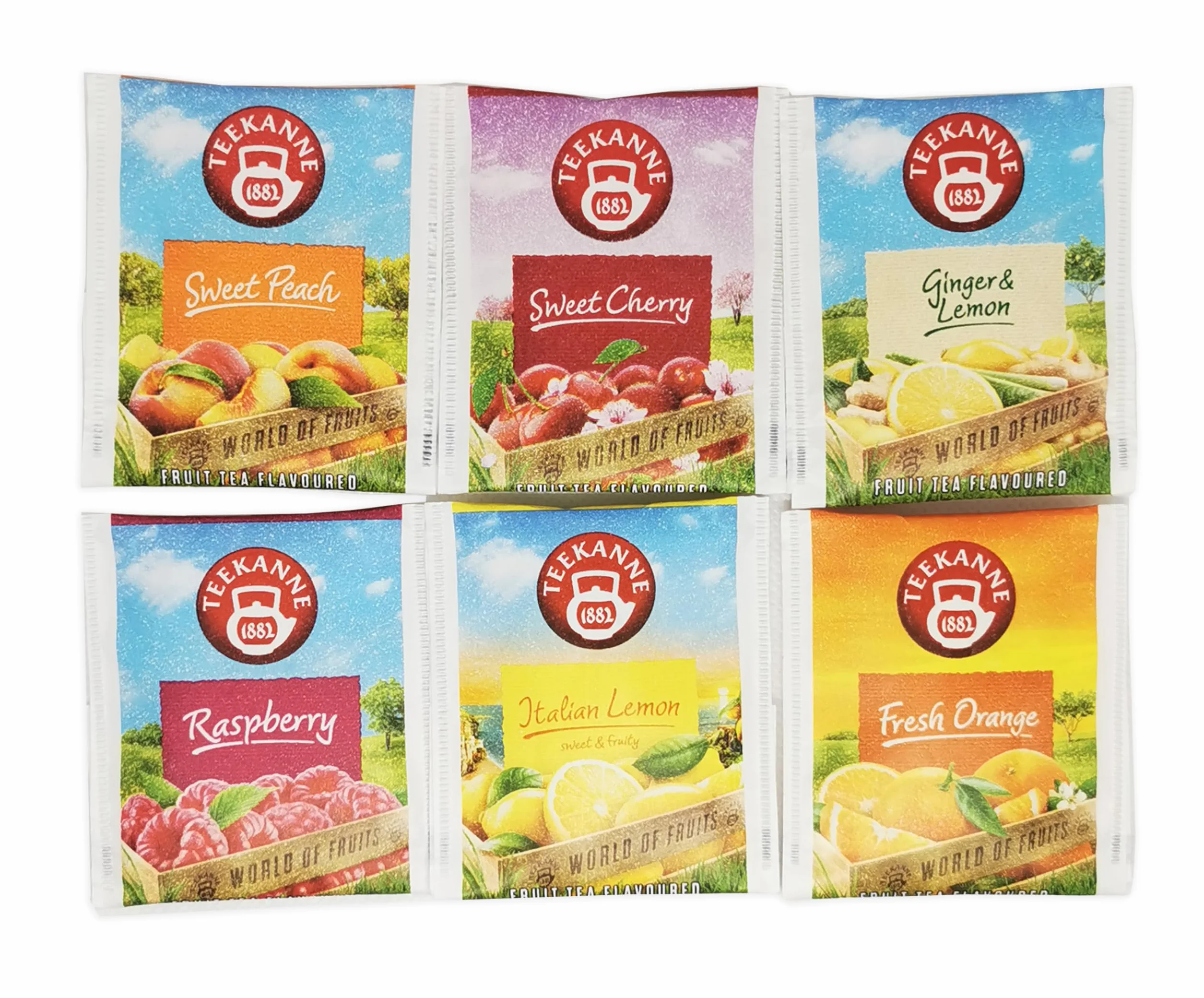 Teekanne World of Fruits (NEW EDITION) - Fruit Tea Selection Box - 6 Geschmacksrichtungen * 5 Tb