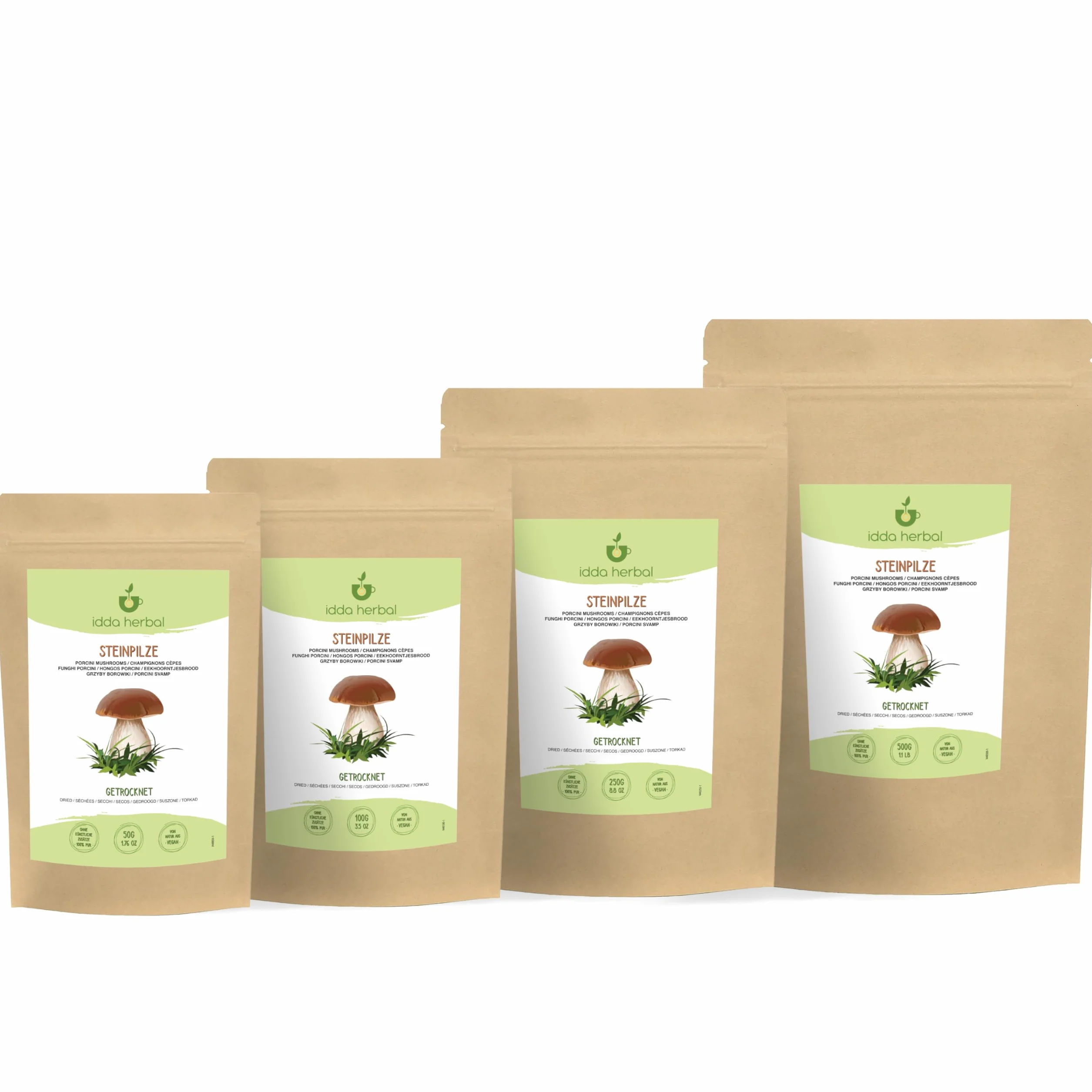 IDDA Suszone Grzyby Borowiki 250g Boletus edulis