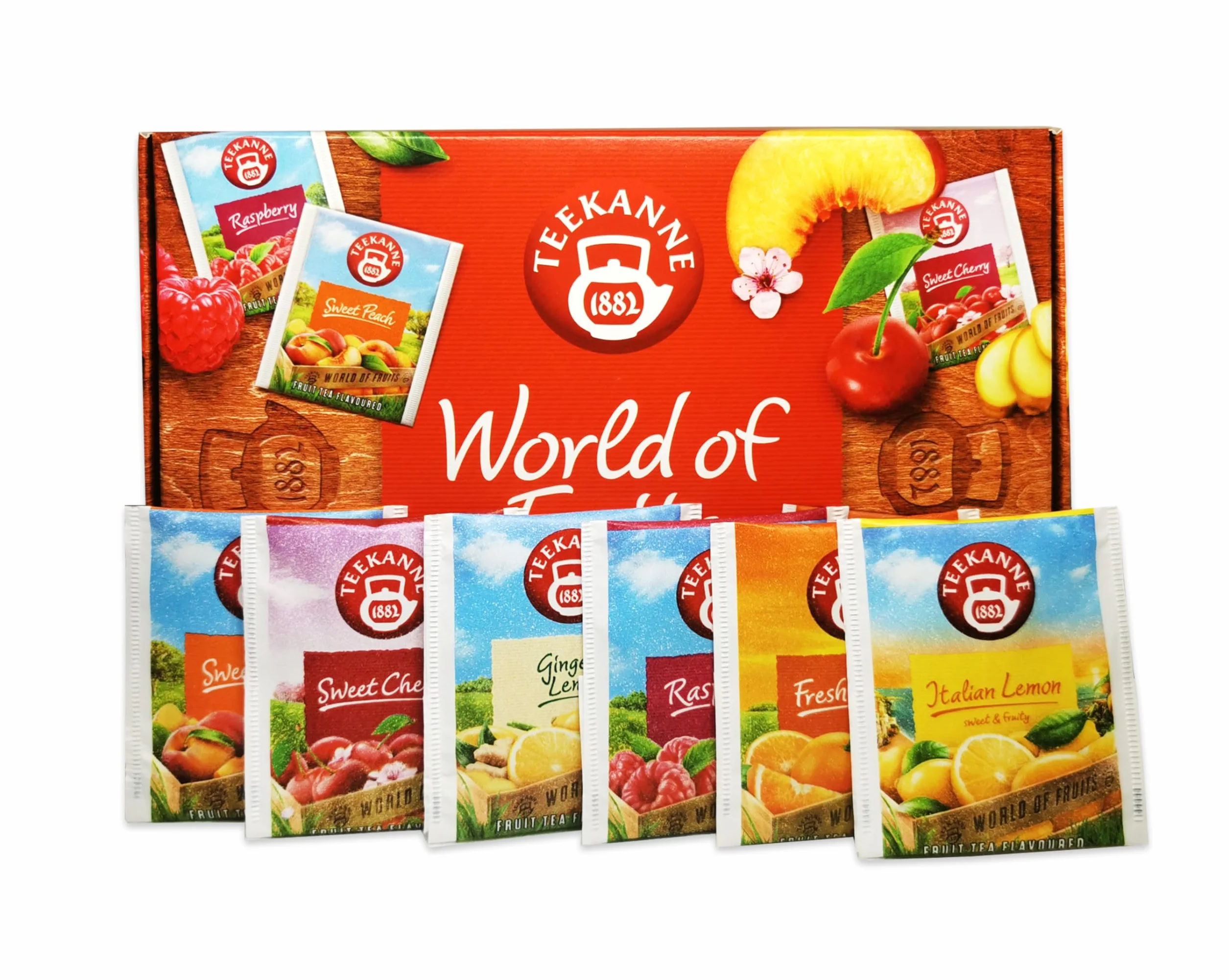 Teekanne World of Fruits (NEW EDITION) - Fruit Tea Selection Box - 6 Geschmacksrichtungen * 5 Tb