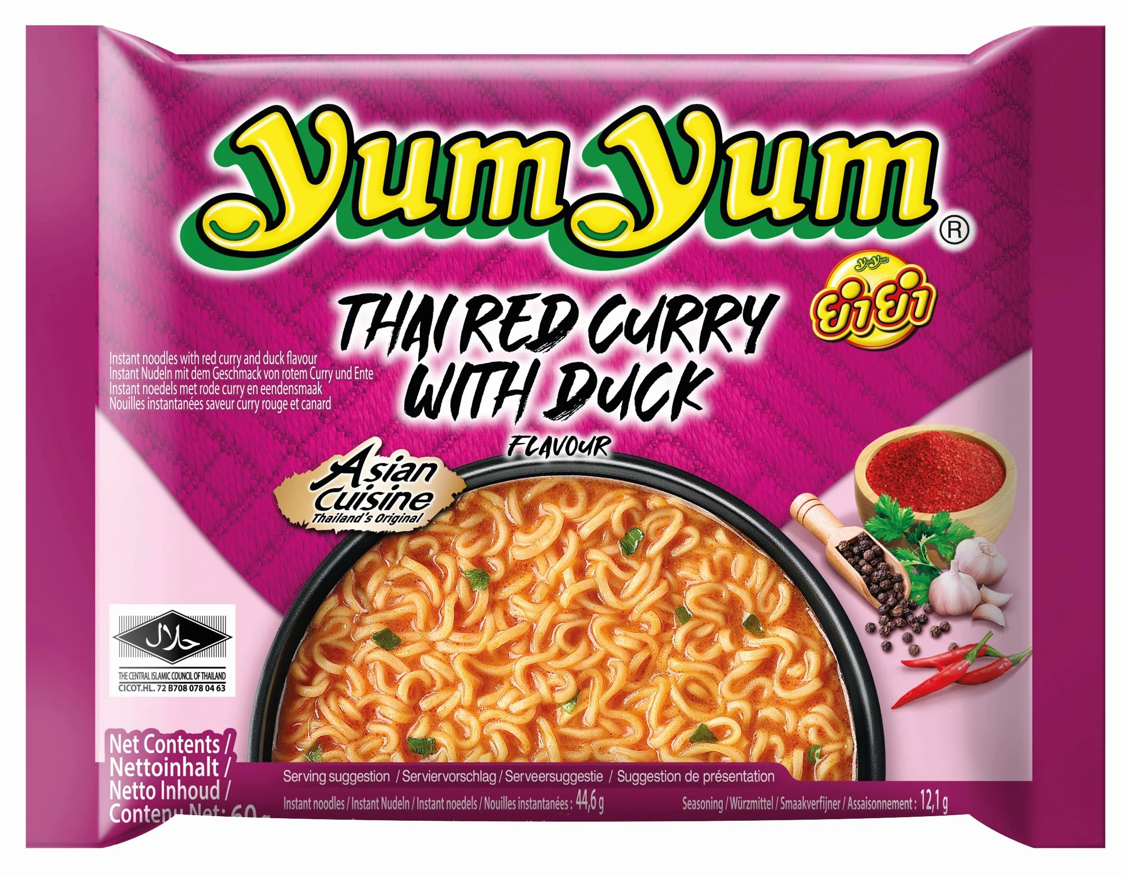 Yum Yum Tajskie czerwone curry smak mięsa kaczki 60 g