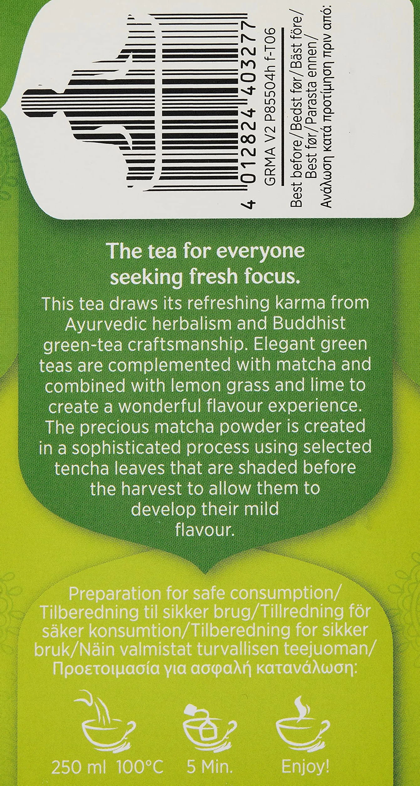 YOGI TEA Zielona matcha cytrynowa, 17 saszetek