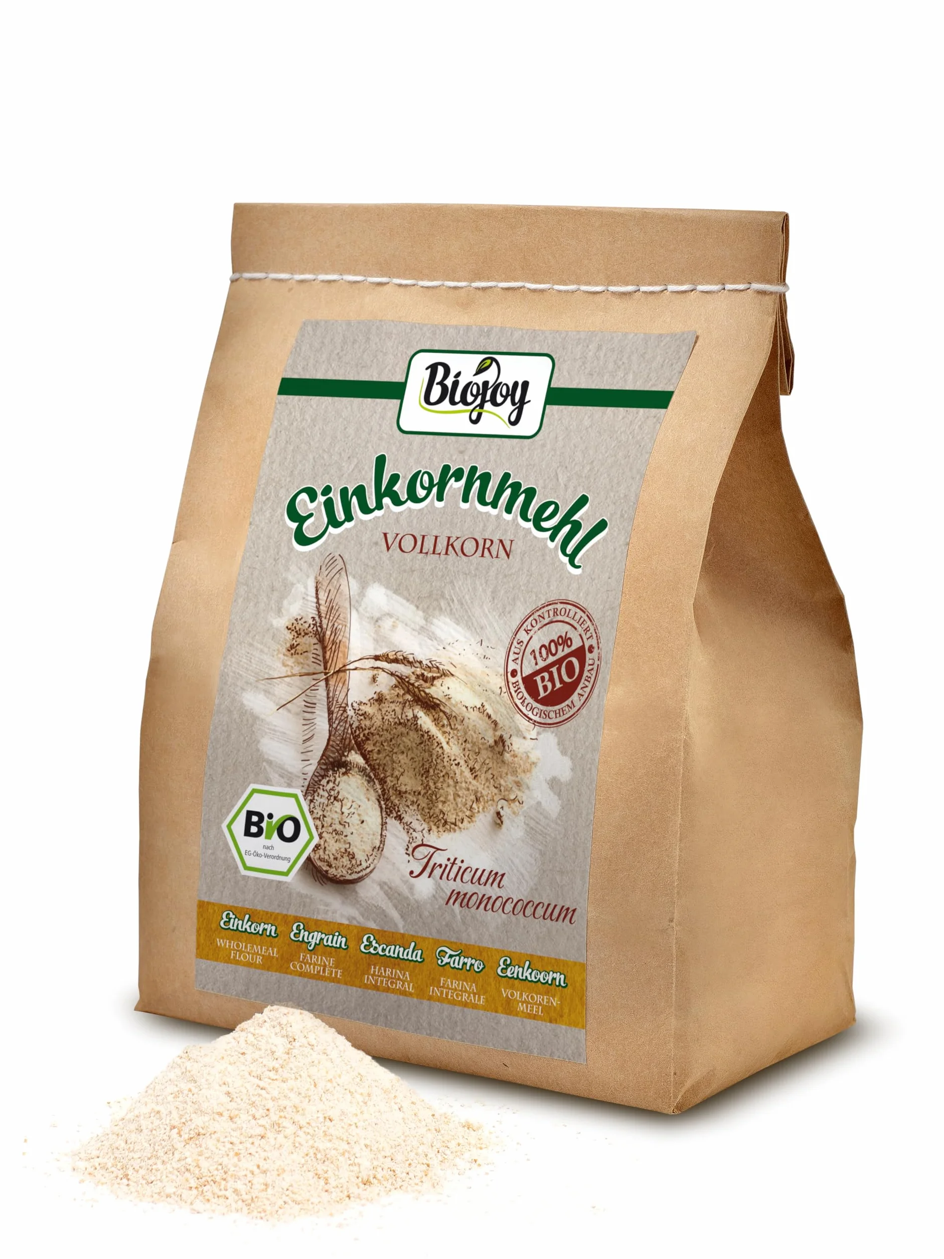 Biojoy BIO-Mąka z samopszy pełnoziarnista Triticum monococcum 2 kg