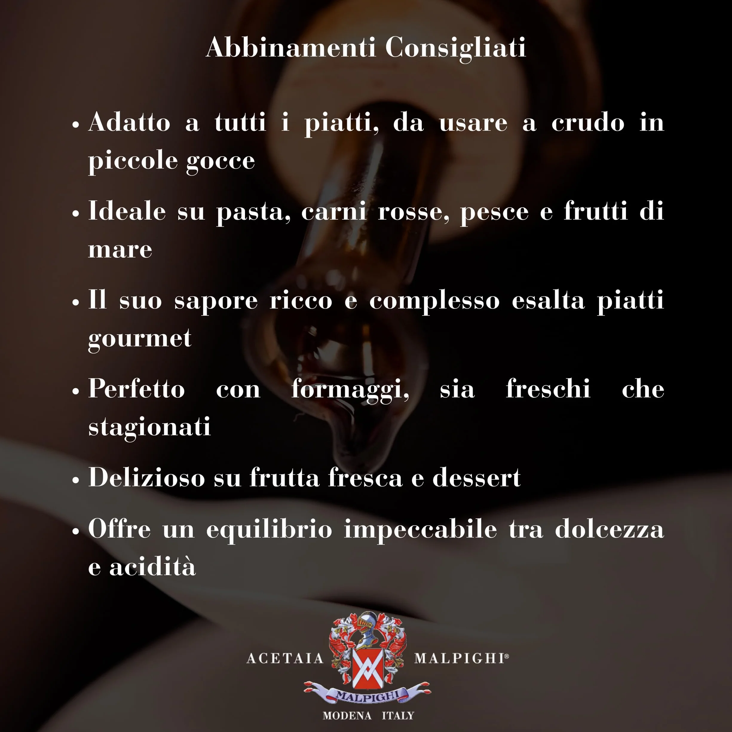 Acetaia Malpighi Tradycyjny Ocet Balsamiczny z Modeny DOP 12+ lat 100 ml