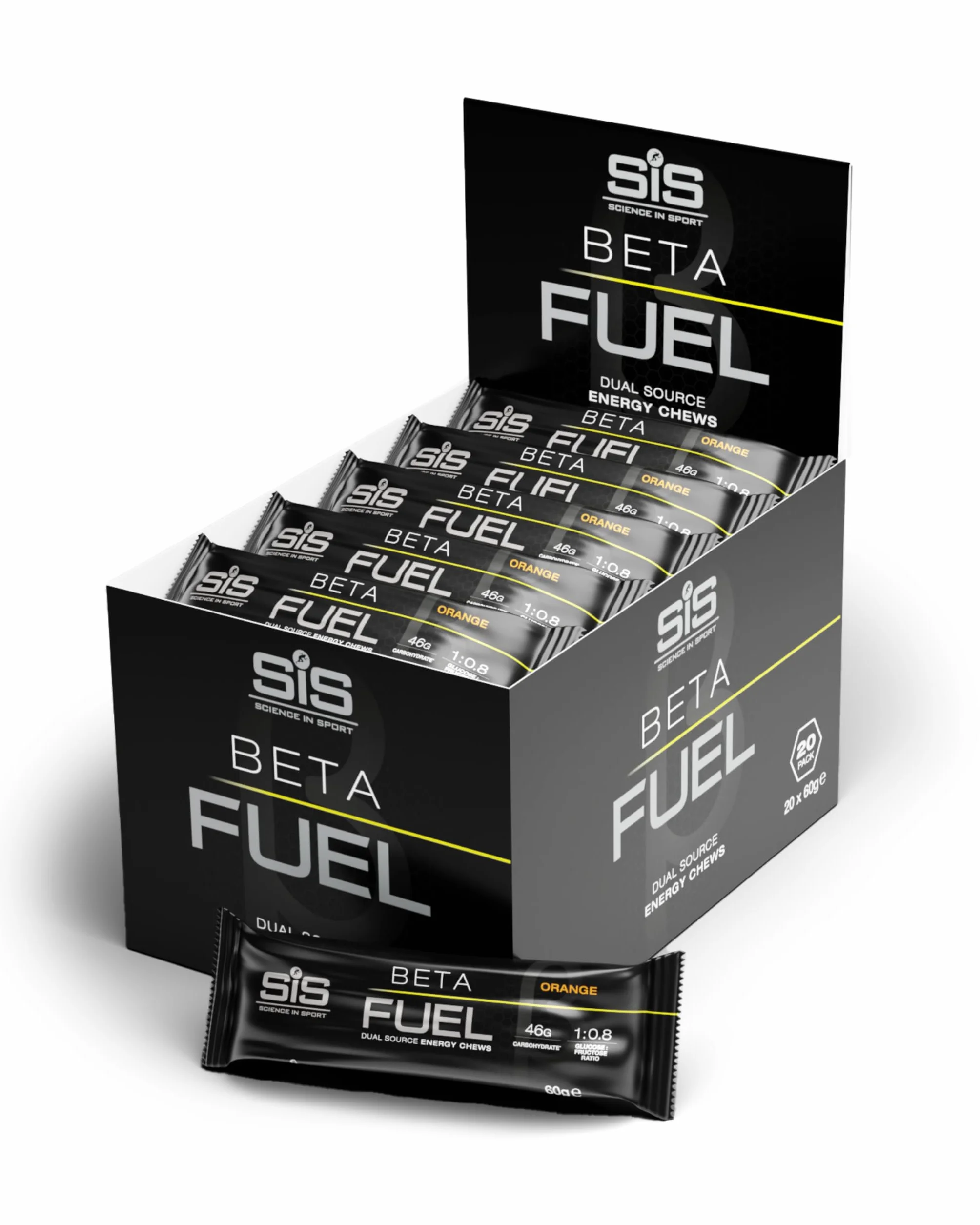SIS Beta Fuel Energy Chews Orange 20x60g Batony Energetyczne