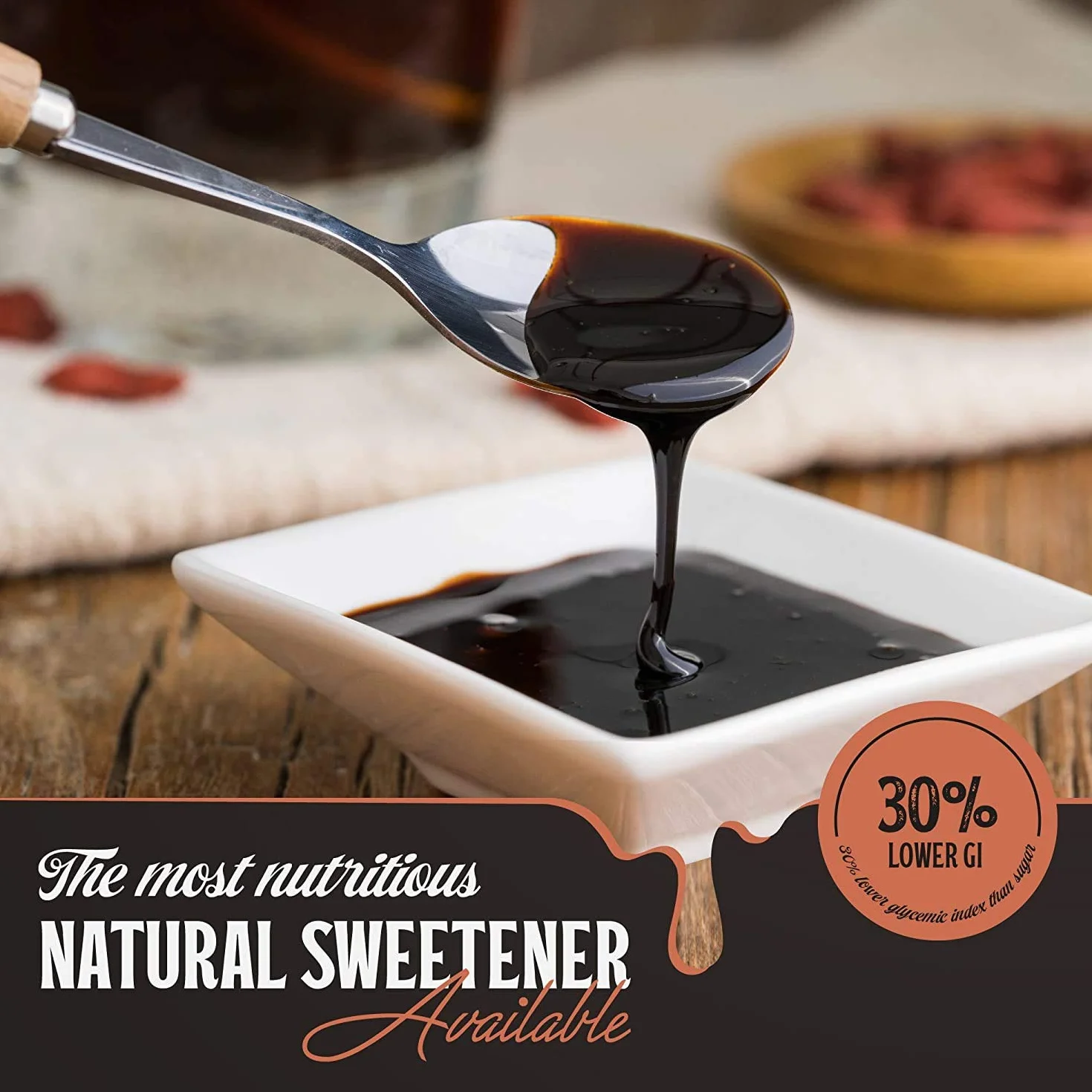 Organiczny syrop daktylowy Medjool 400 g - wykonany w 100% z organicznej rzeki Jordanian Medjool Dates - przez Pepperwood Organics