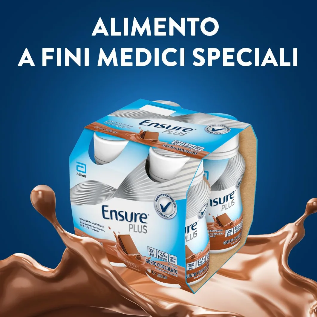 Ensure Plus Chocolate Cioccolato 4X200 ml