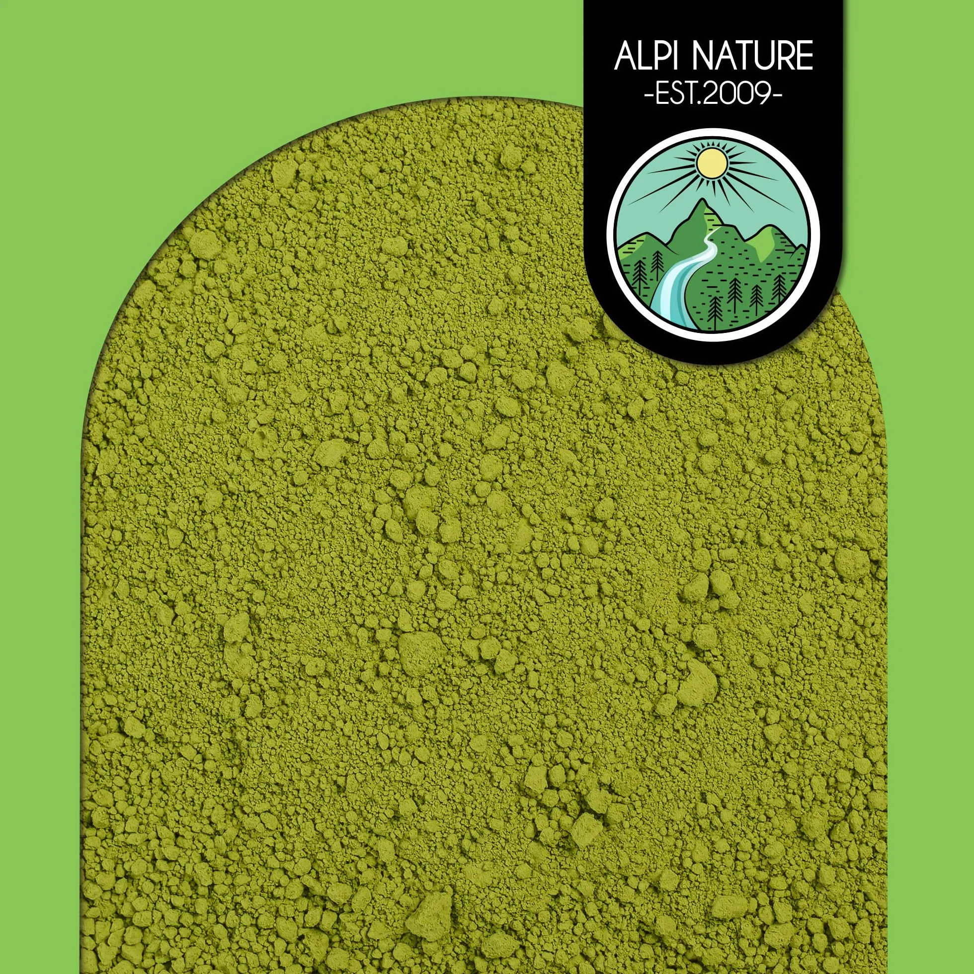 Alpi Nature Ekologiczna Matcha w Proszku 50g, Japońska Zielona Herbata Matcha Klasy Premium, Naturalnie Zawierająca Kofeinę