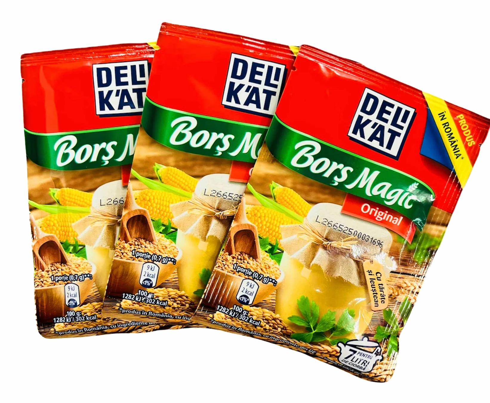 Tradycyjny Romanian Bors Magic Original – od Hart of Romania, niezbędny do zupy 3 x 20 g każdy