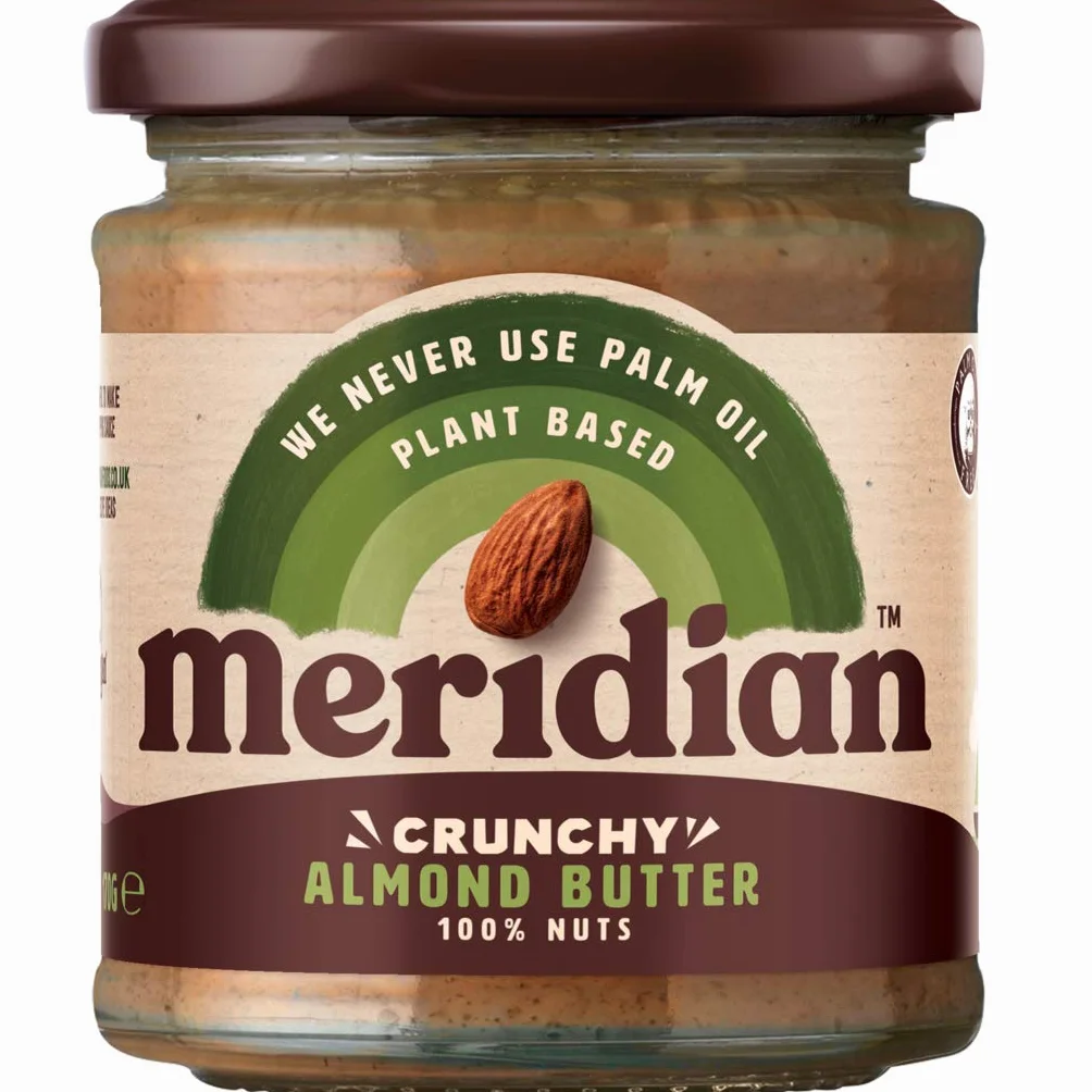 Meridian Smooth masło migdałowe 170 g bez glutenu wegańskie